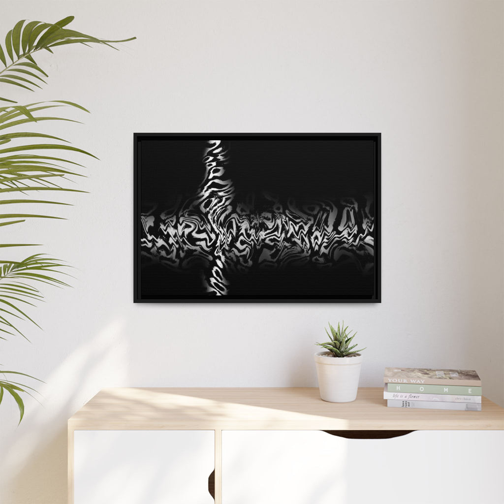 Framed Canvas Art — "Plasma"