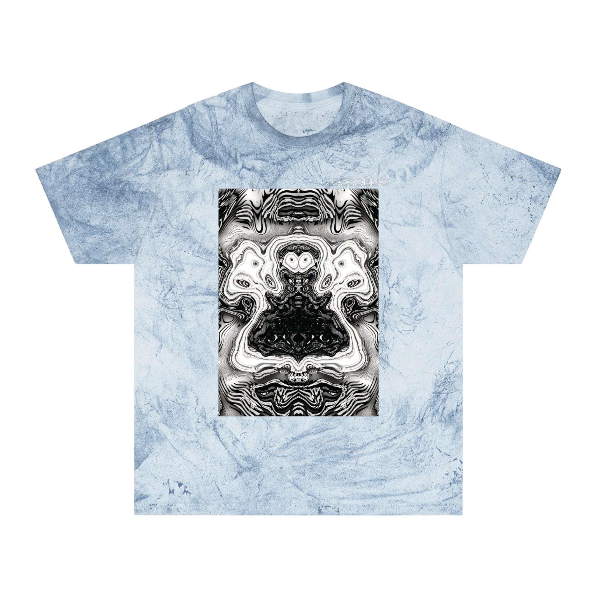 Marbled T-Shirt - Spirit Black and White