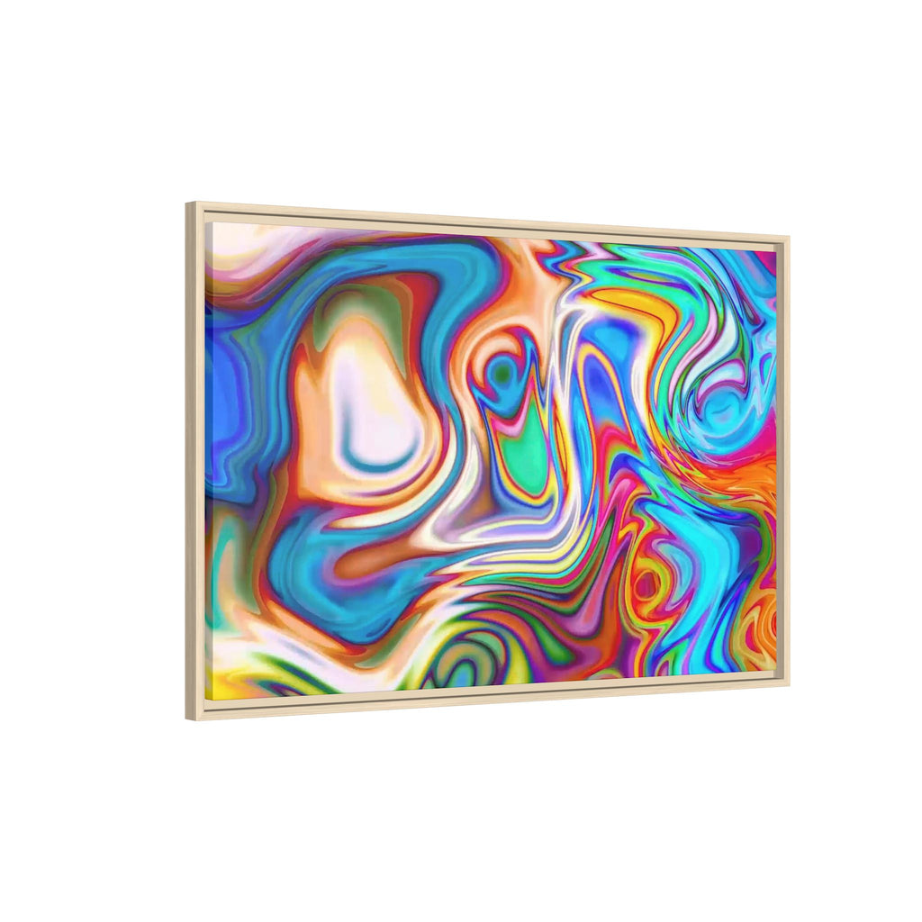 Framed Canvas Art — "Metatonal"