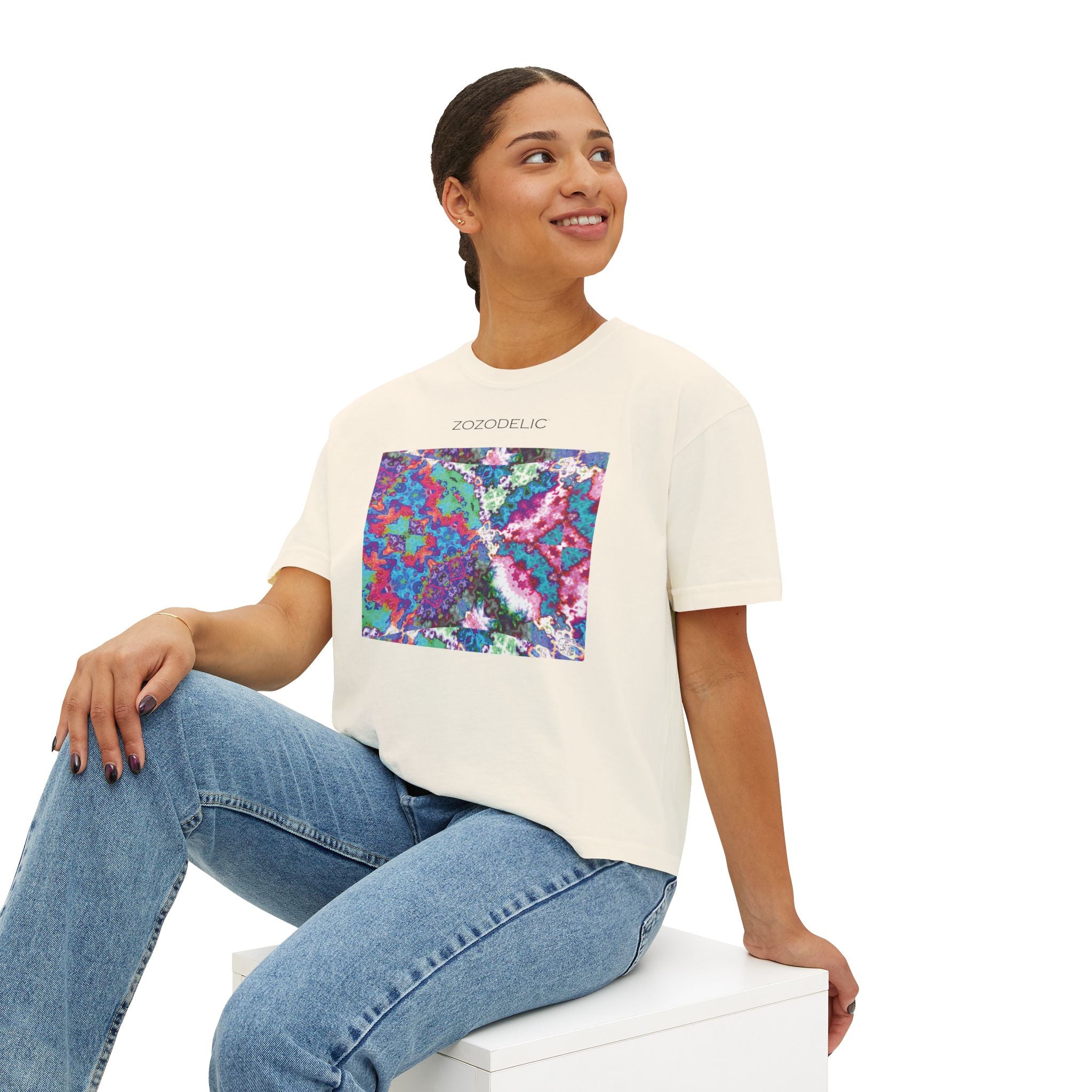 Woman's Box T-Shirt - Bone Candy