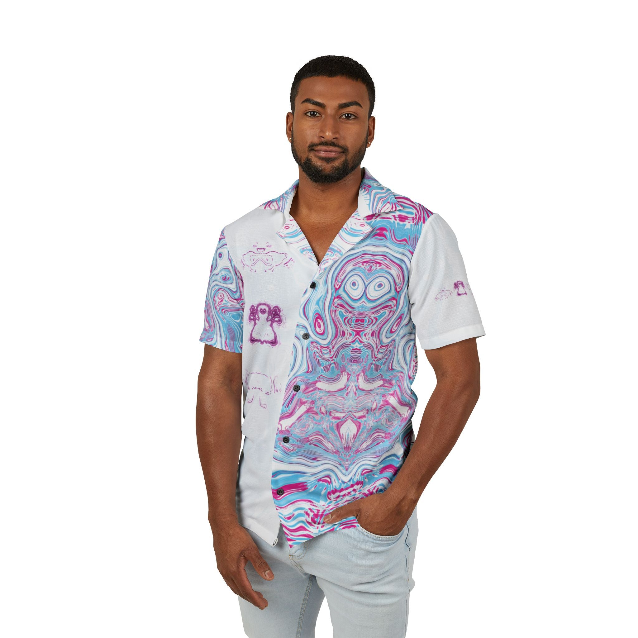 Hawaiian Shirt - Spirit Cotton Candy