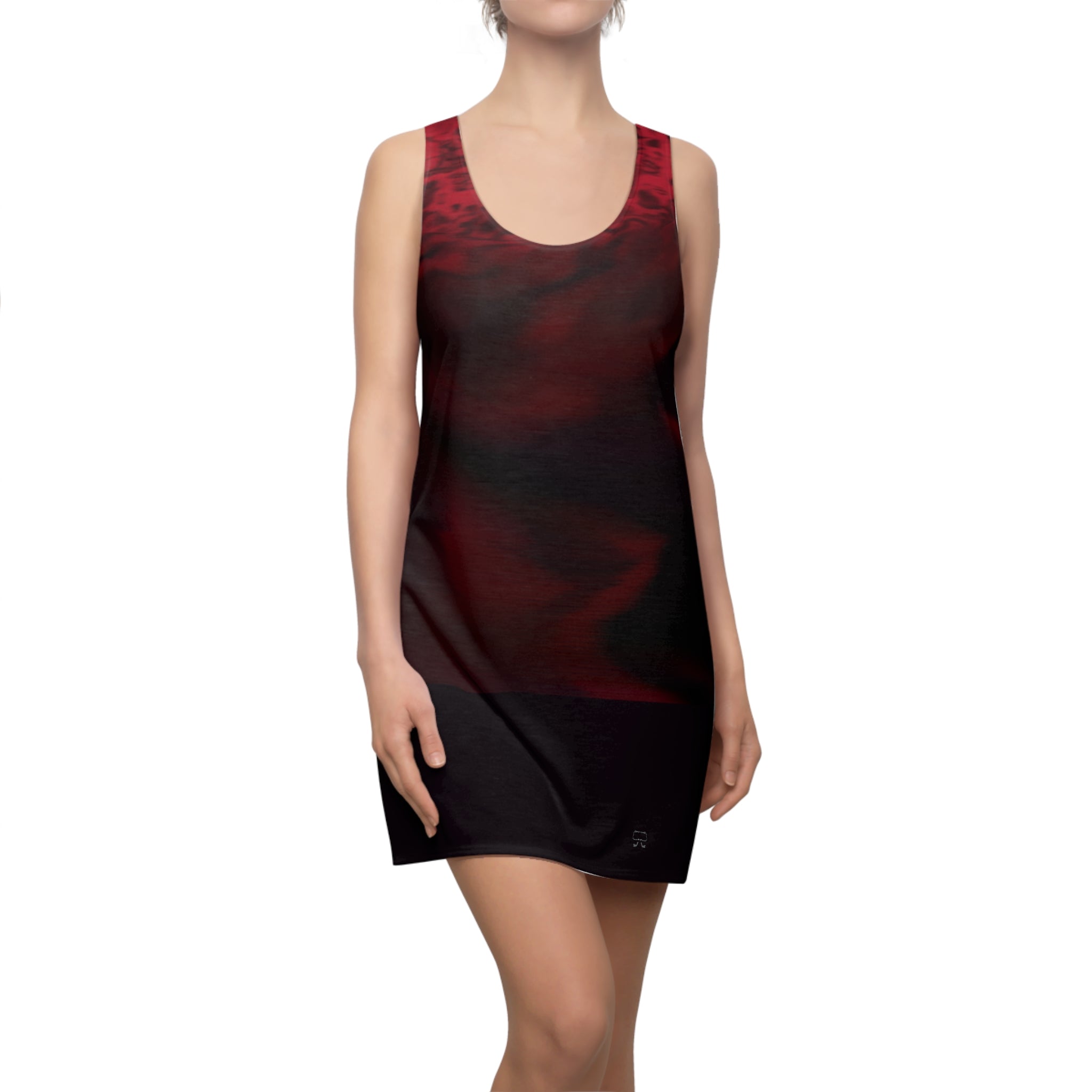 Racerback Dress — Interlaced (AOP)