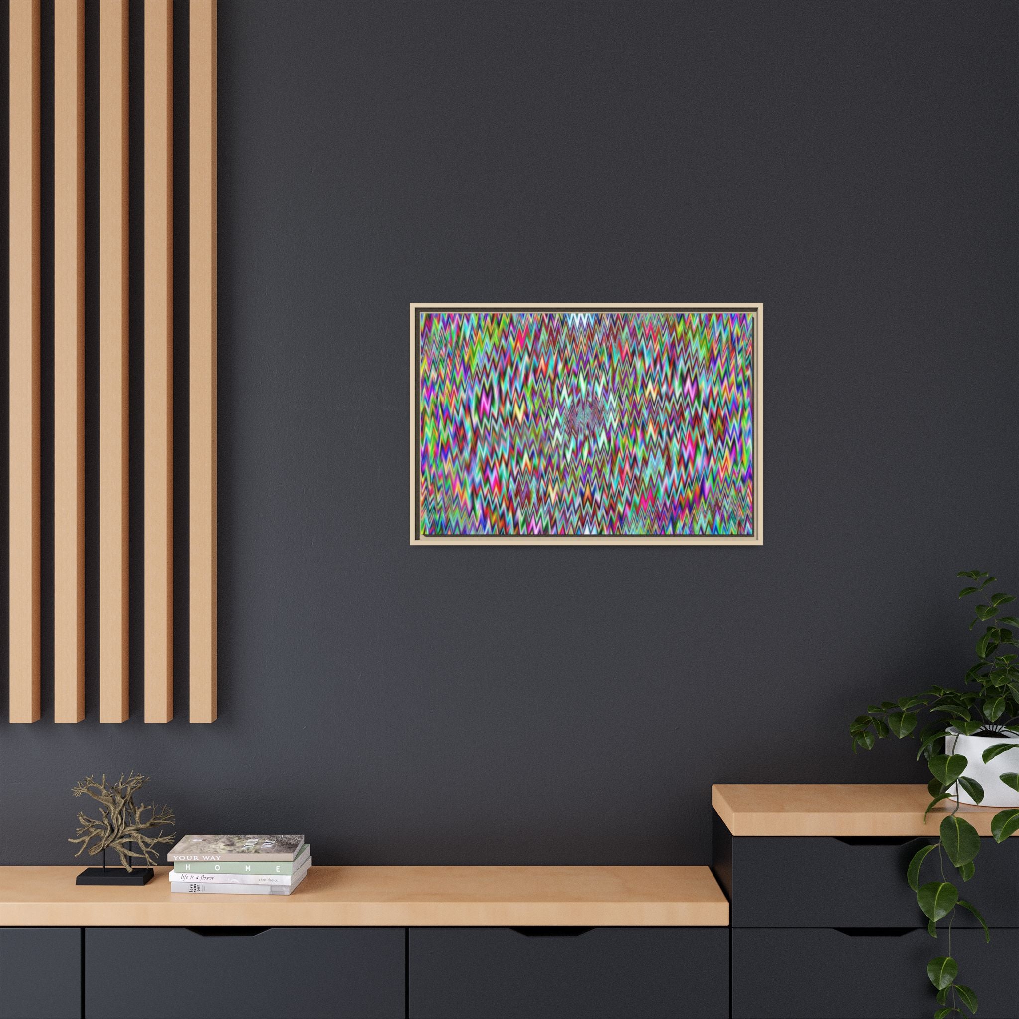Framed Canvas Art — "GSK"