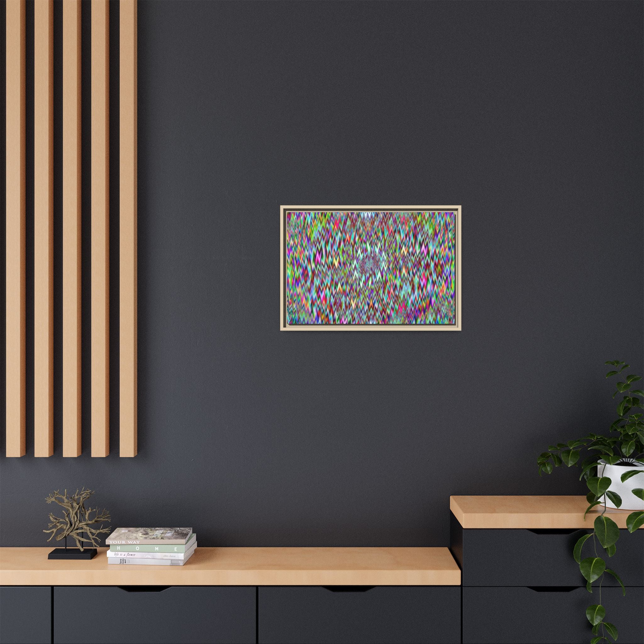 Framed Canvas Art — "GSK"