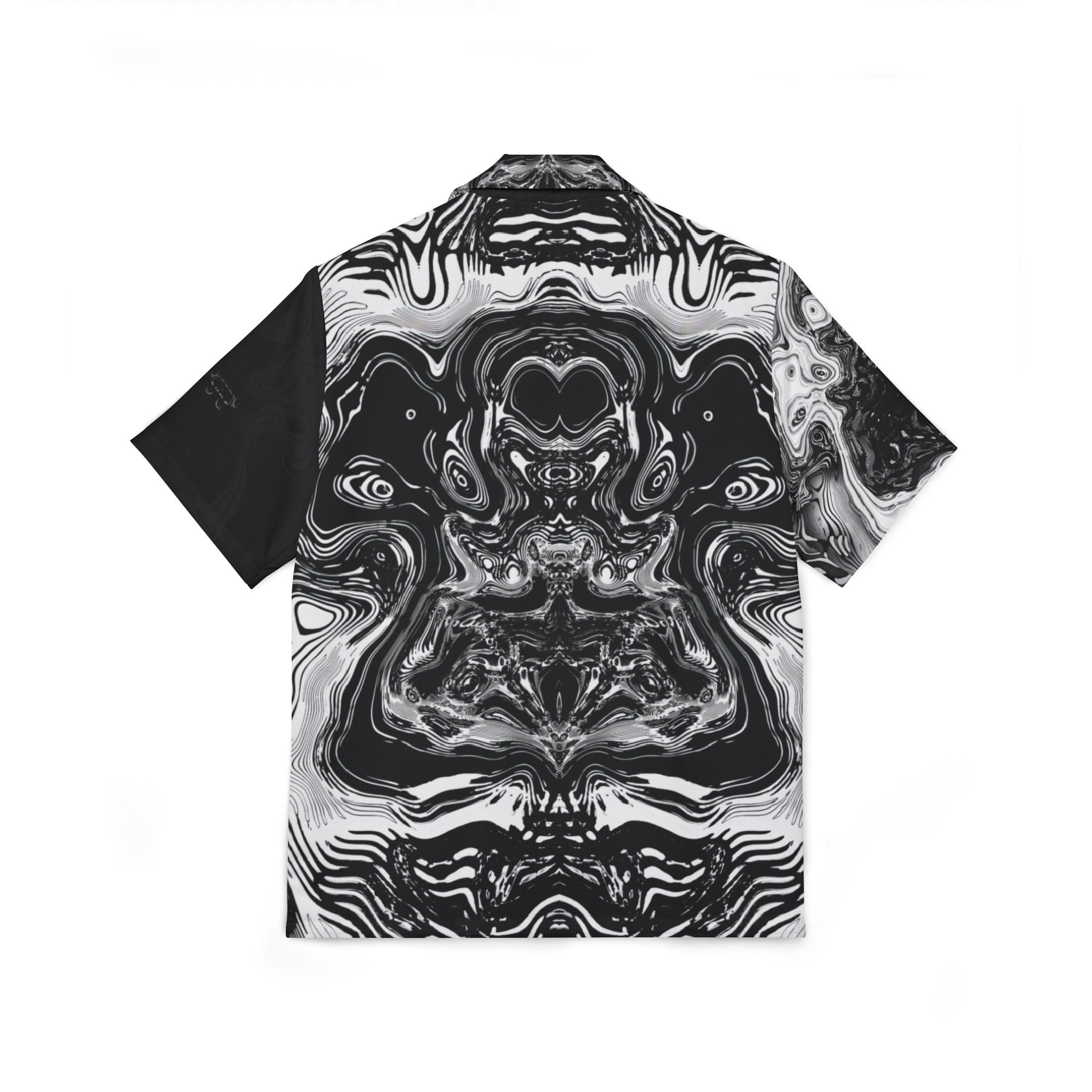 Hawaiian Shirt - Spirit Black and White