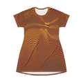 T-Shirt Dress - Sun Spots Gold