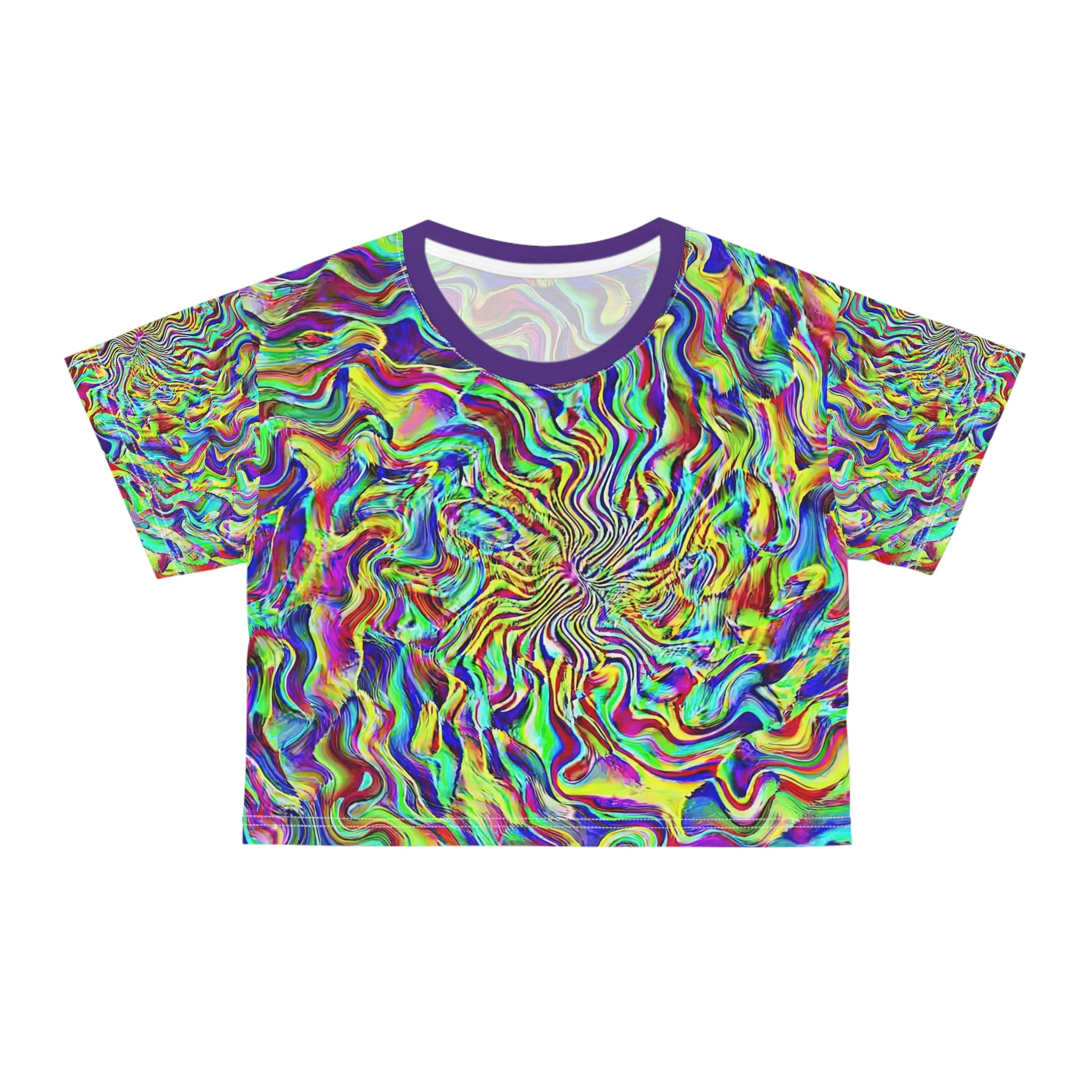 Crop Tee "Formulandscape" (AOP)