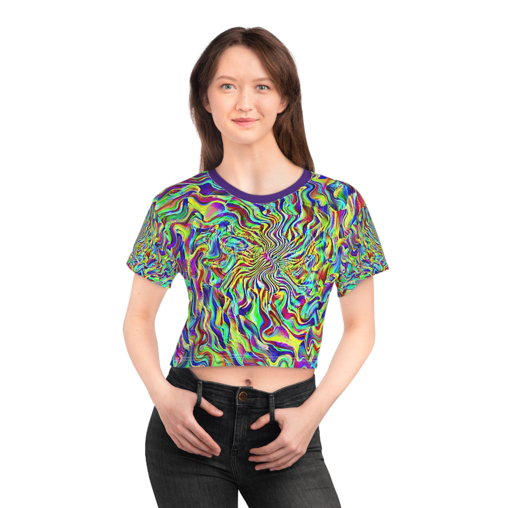 Crop Tee "Formulandscape" (AOP)