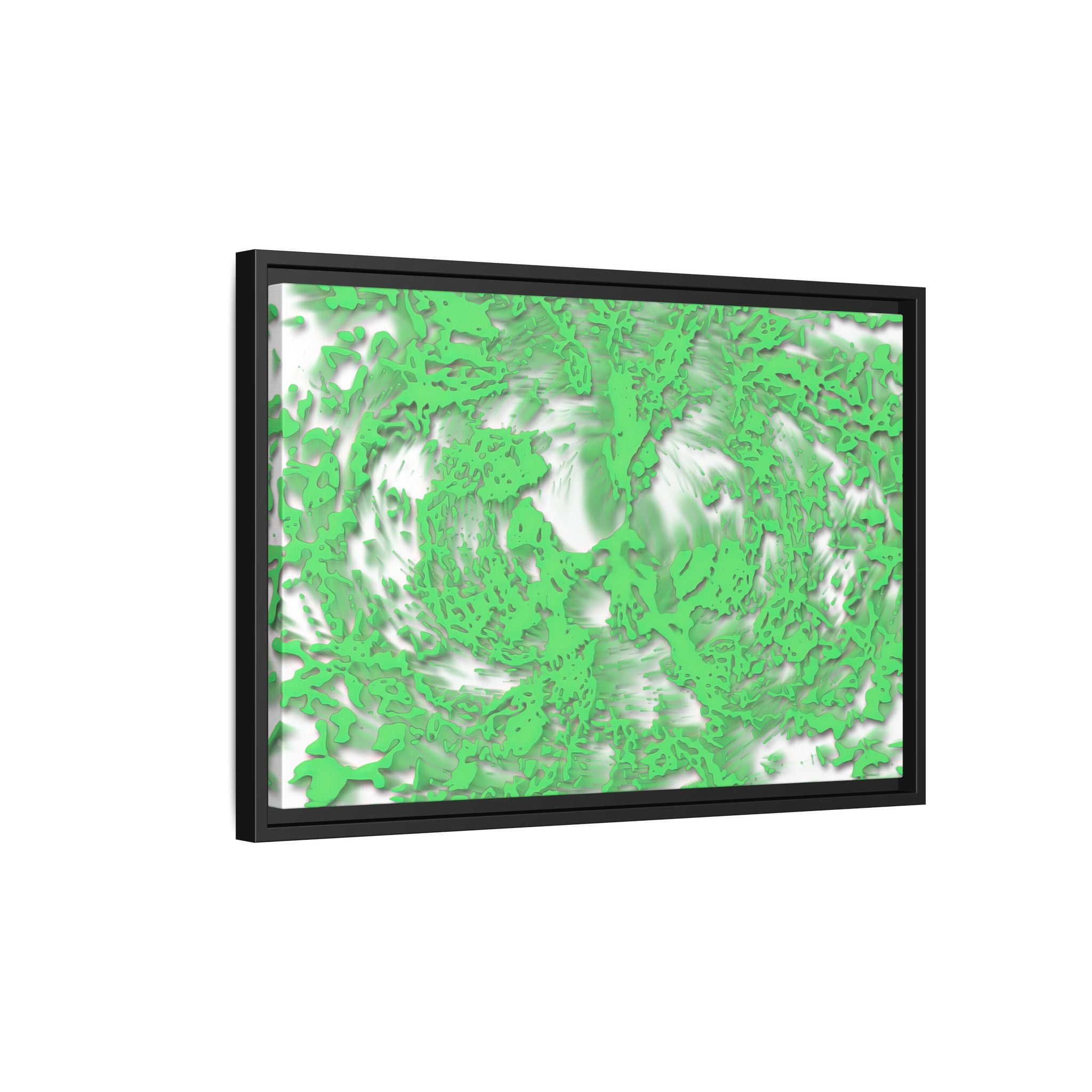 Framed Canvas Art - Tracers Green