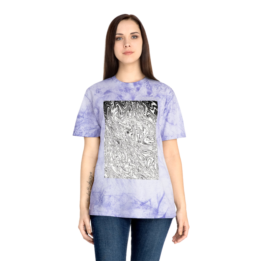 Marbled T-Shirt - Hoops BW