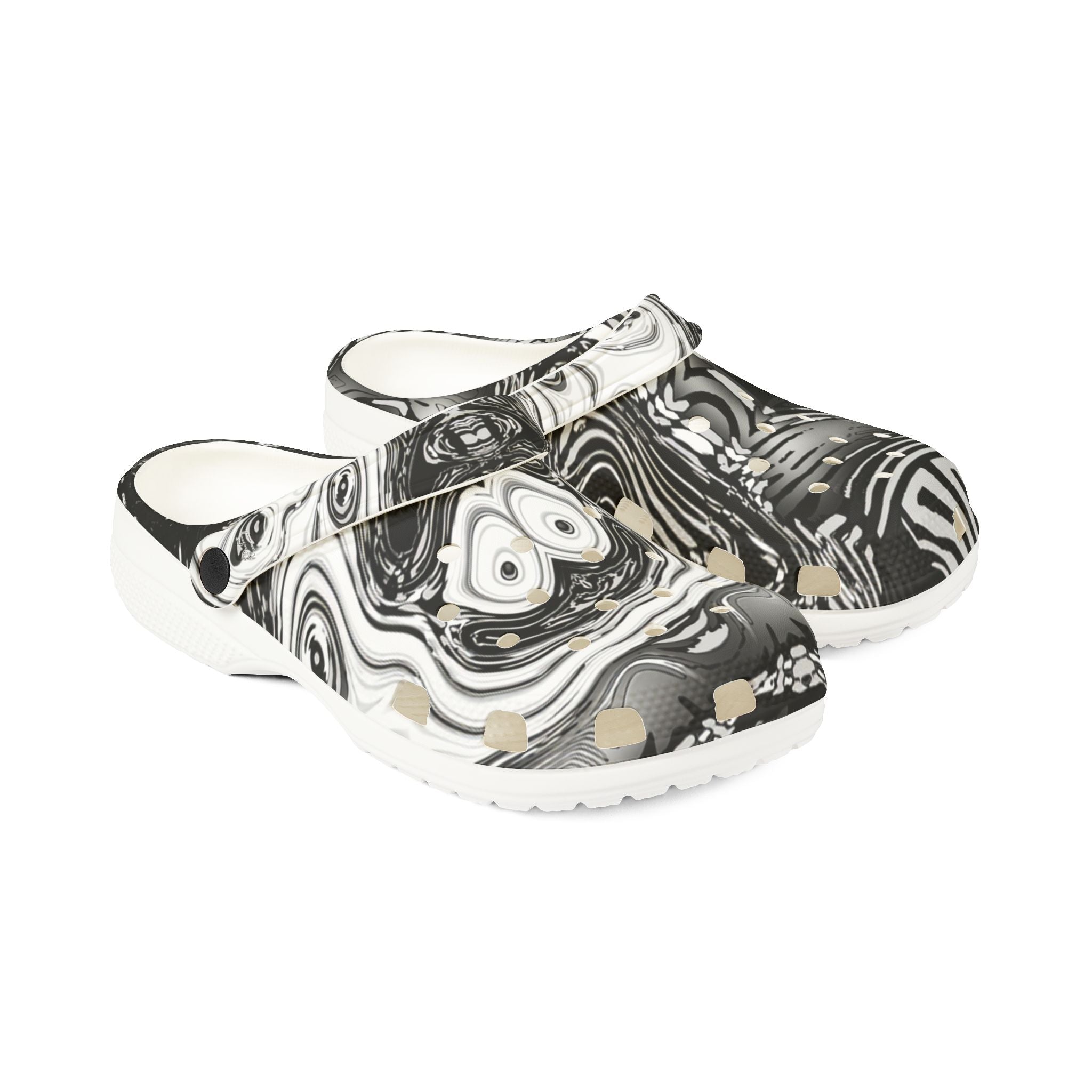 EVA Clogs - Spirit Black and White