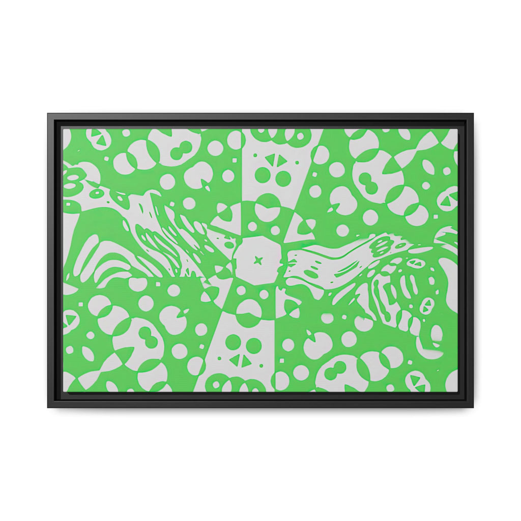 Framed Canvas Art - Aztec G