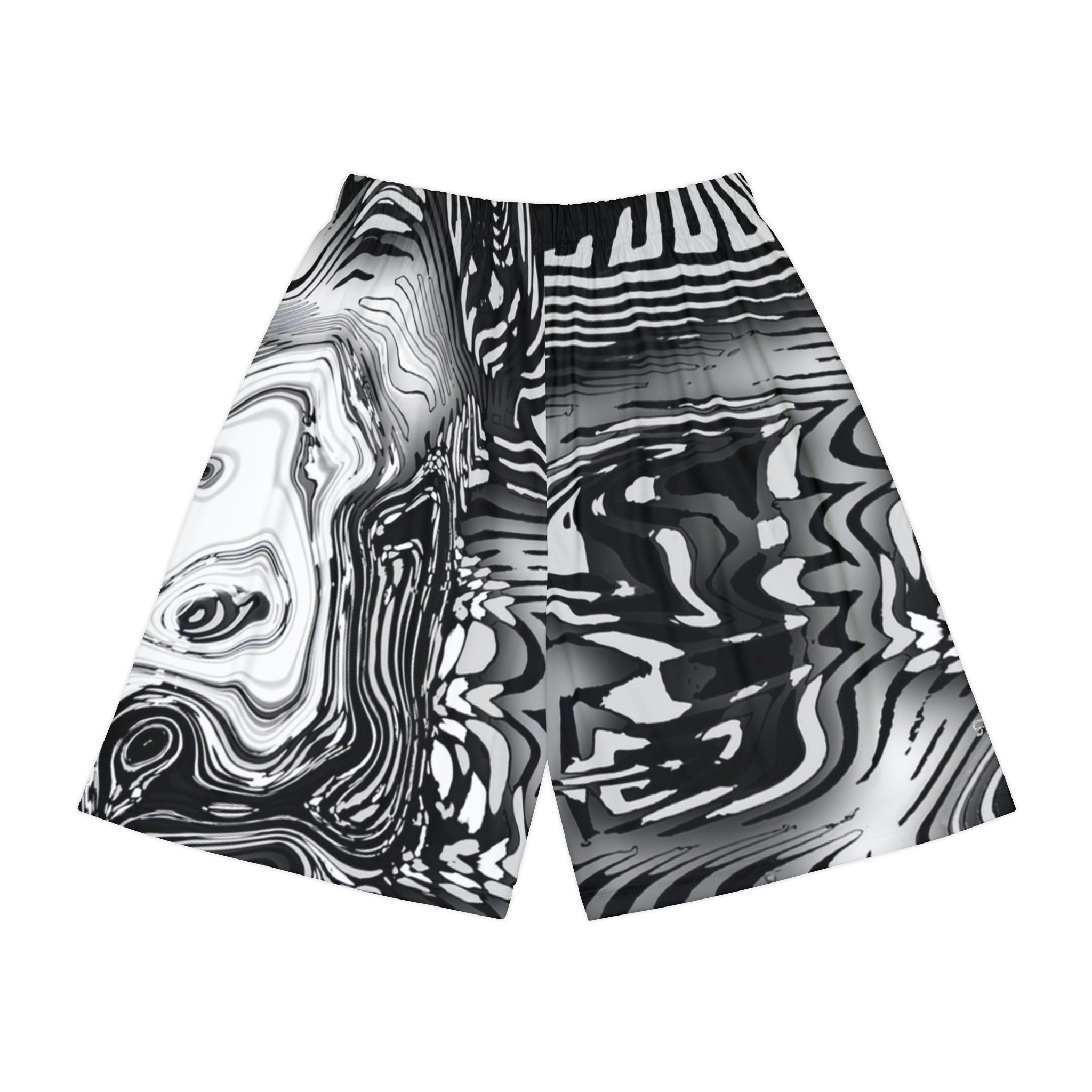 Men’s Sports Shorts - Spirit Black and White