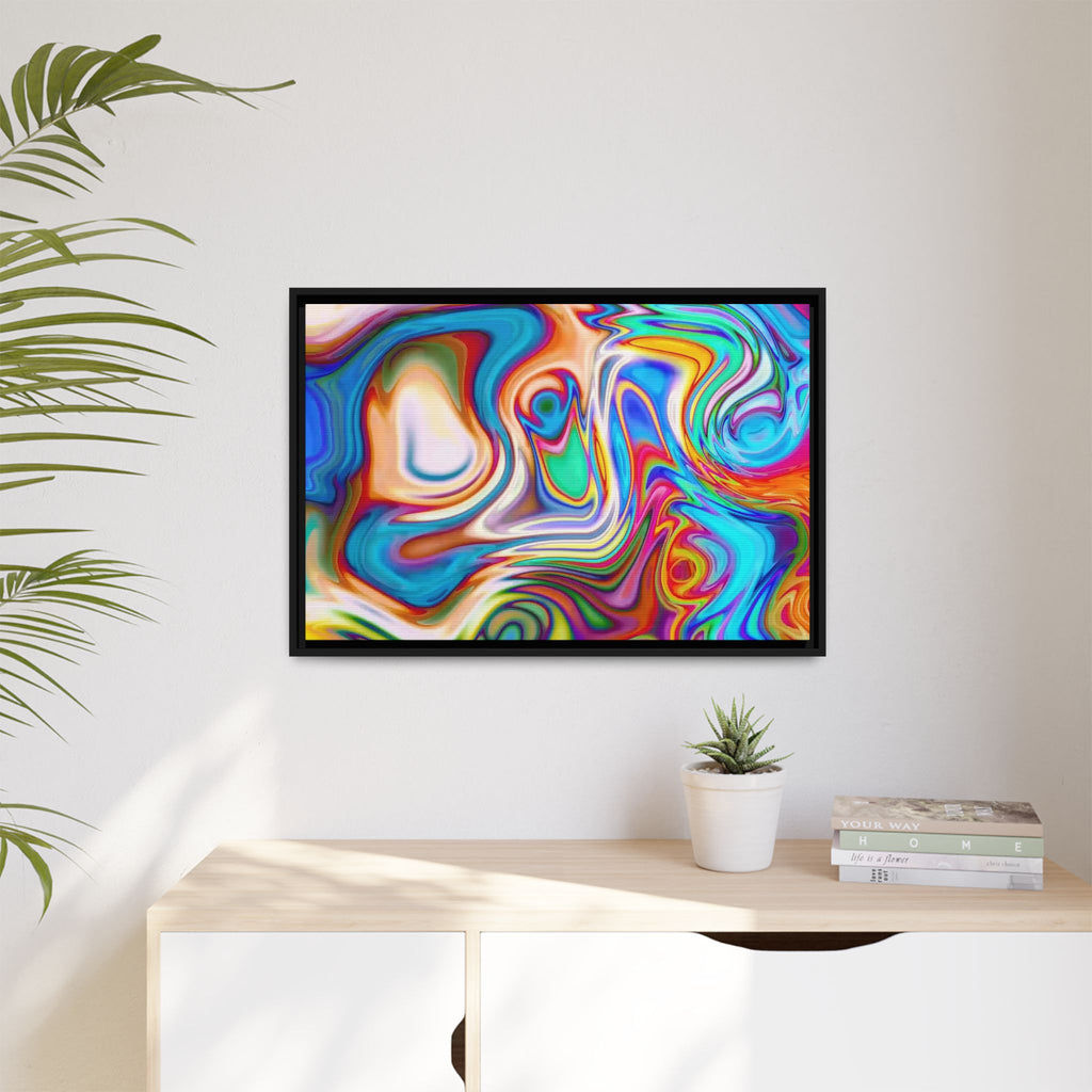 Framed Canvas Art — "Metatonal"