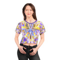 Crop Tee "Delirium Star" (AOP)