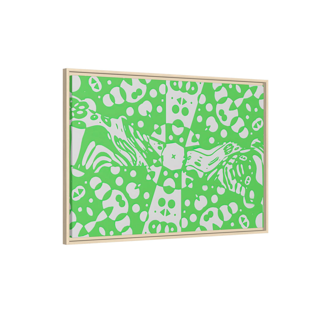 Framed Canvas Art - Aztec G