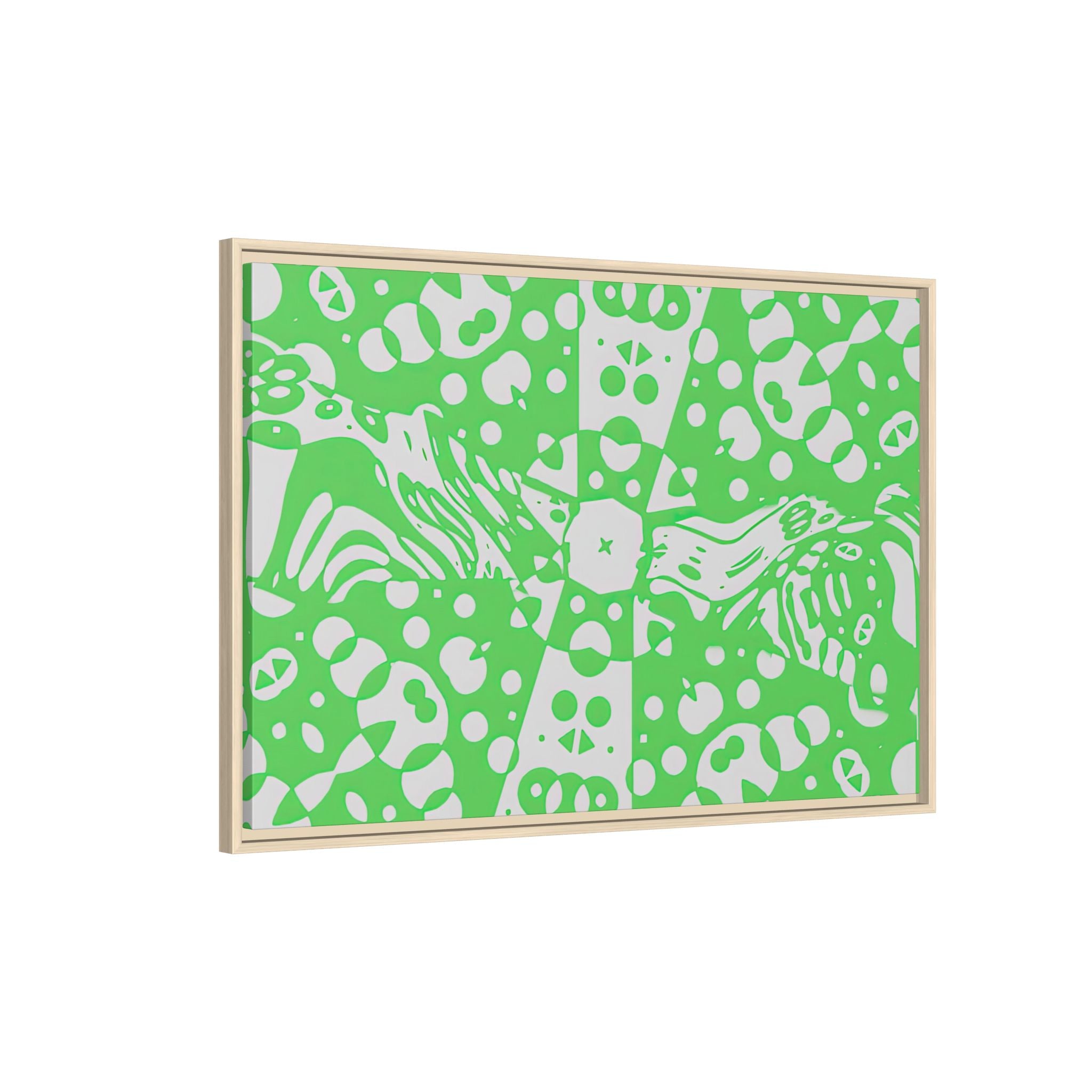 Framed Canvas Art - Aztec G