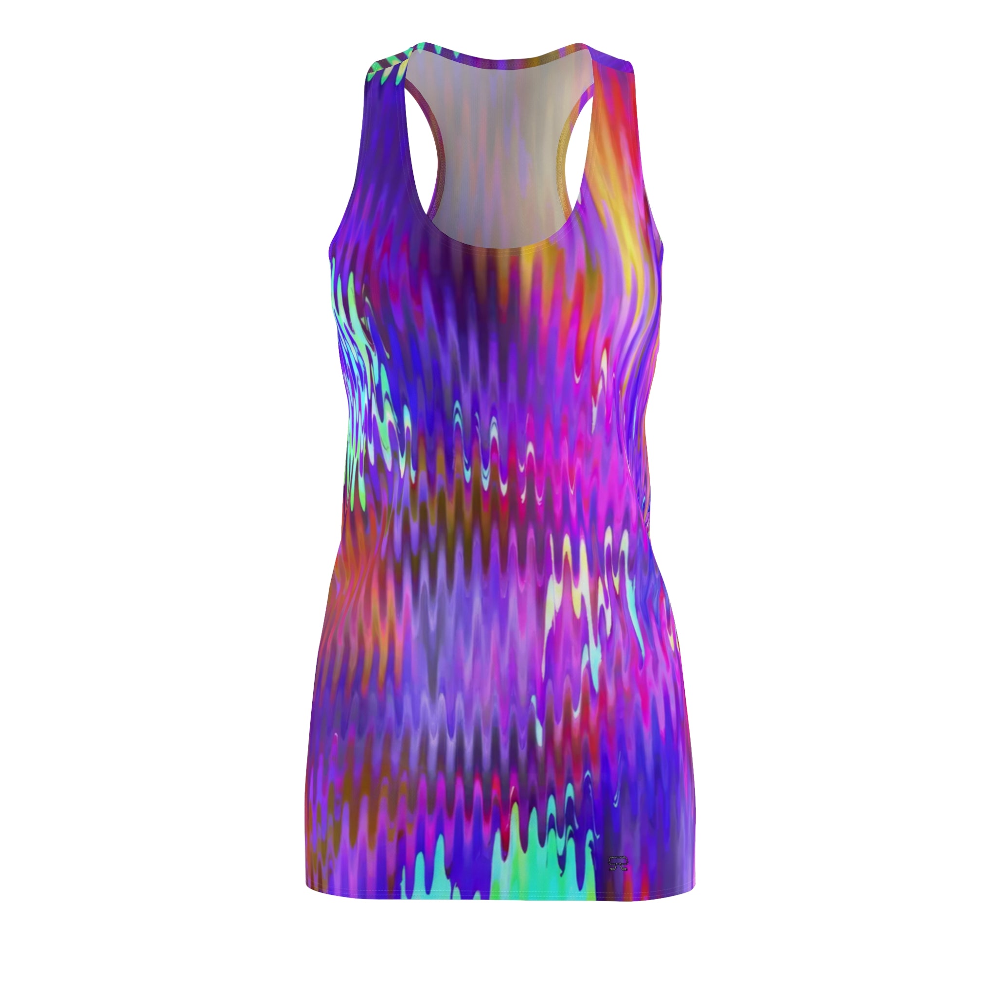 Racerback Dress — Sub Bass (AOP)