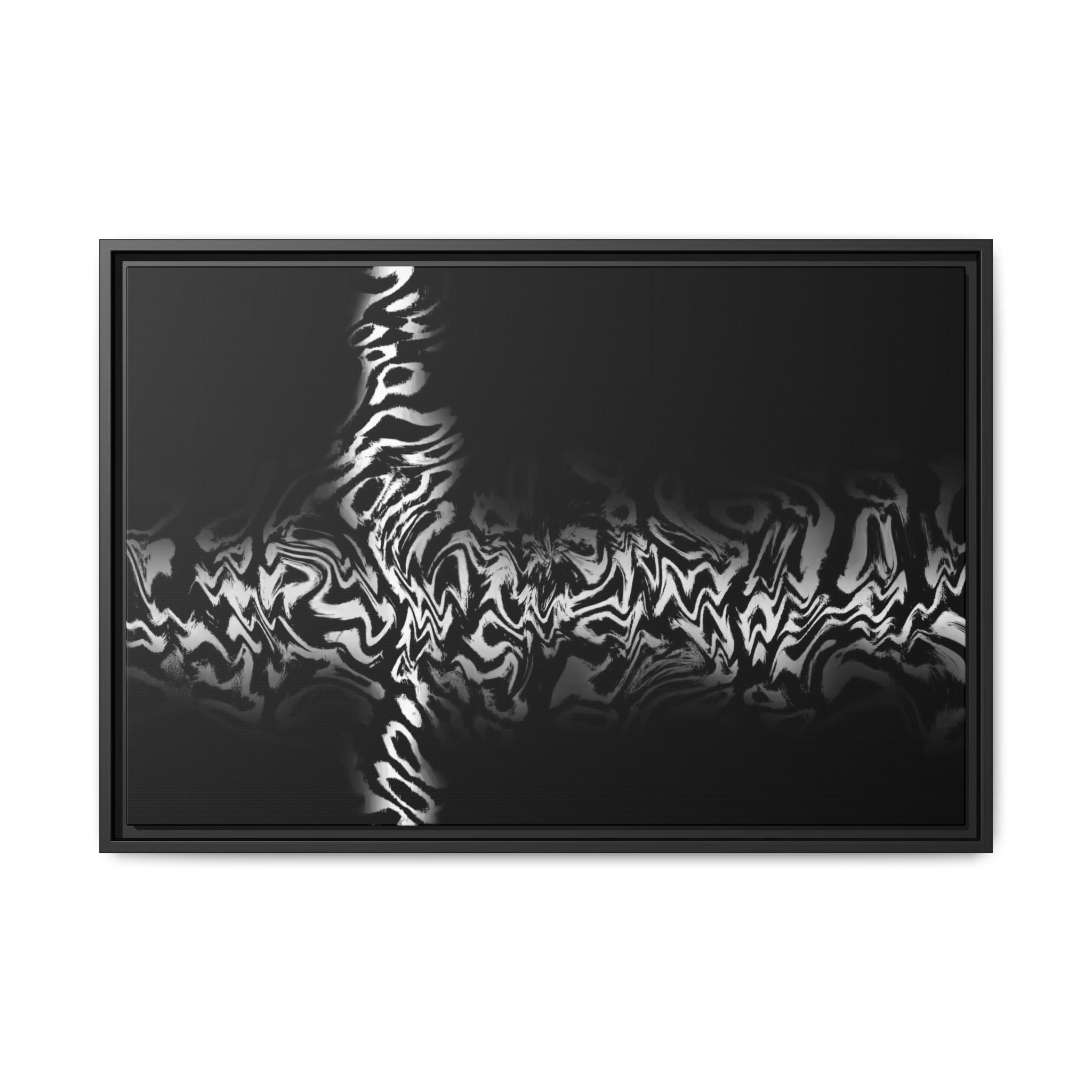 Framed Canvas Art — "Plasma"