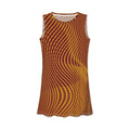 Women's Casual Dress – Sun Spots Gold (AOP)