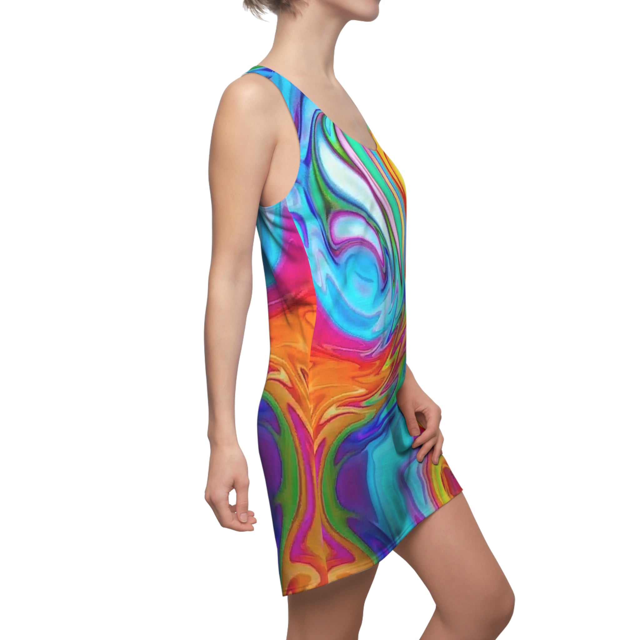 Racerback Dress — Metatonal (AOP)