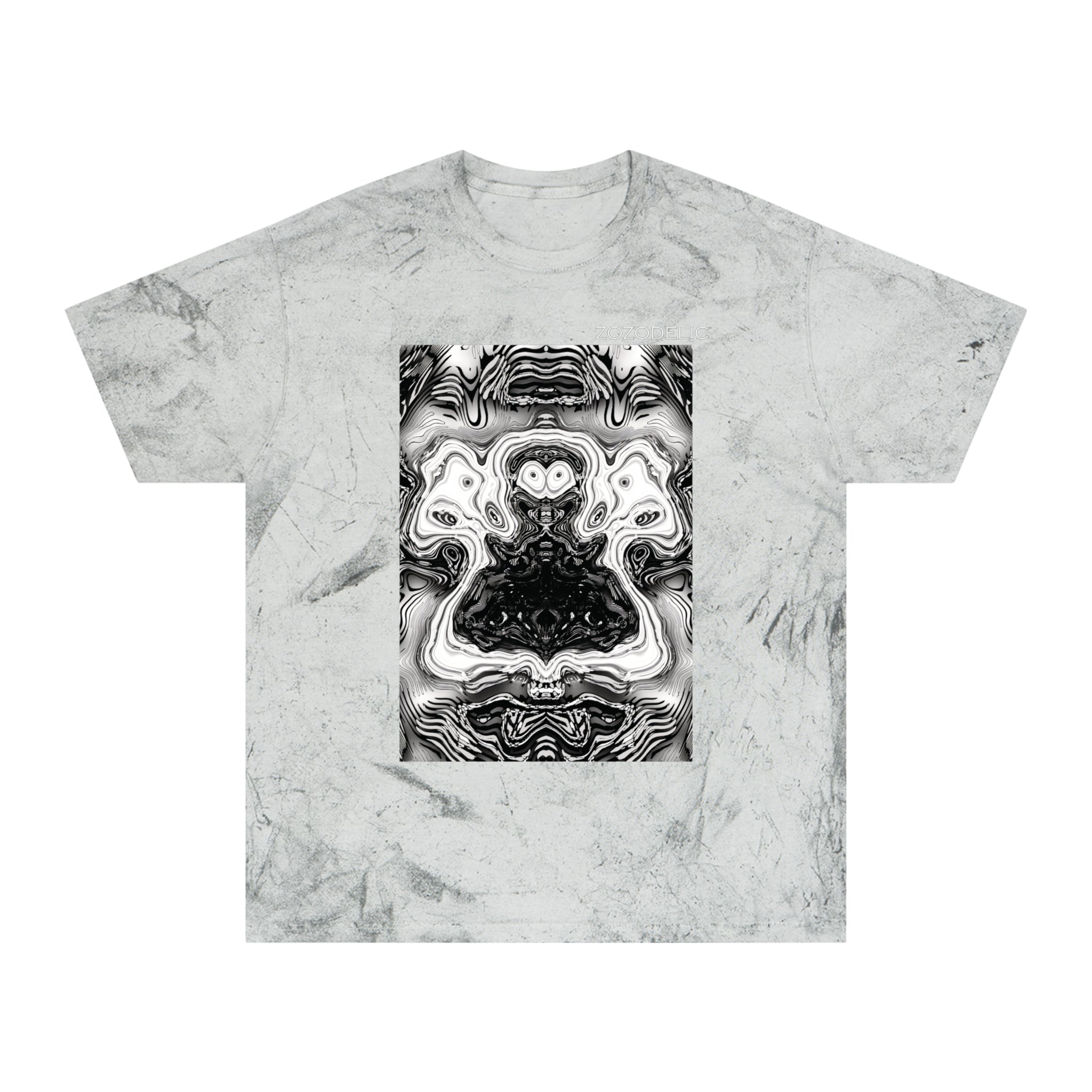 Marbled T-Shirt - Spirit Black and White