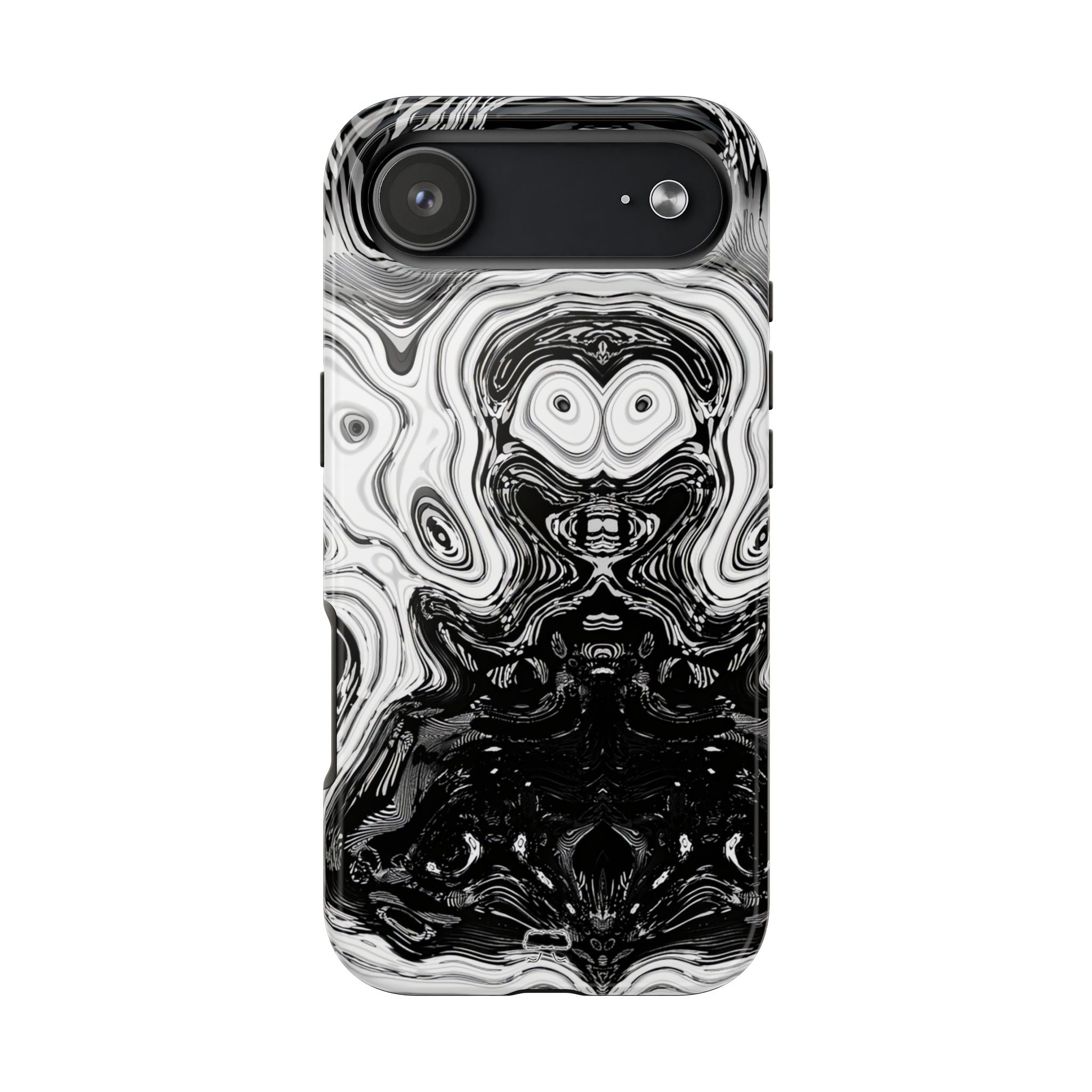 iPhone 17 Durable Shockproof Case - Spirit Black and White