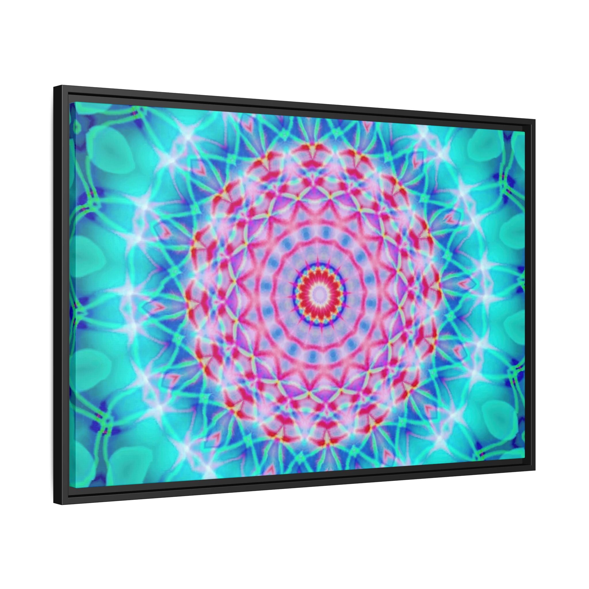 Framed Canvas Art — "Pink Fusion"