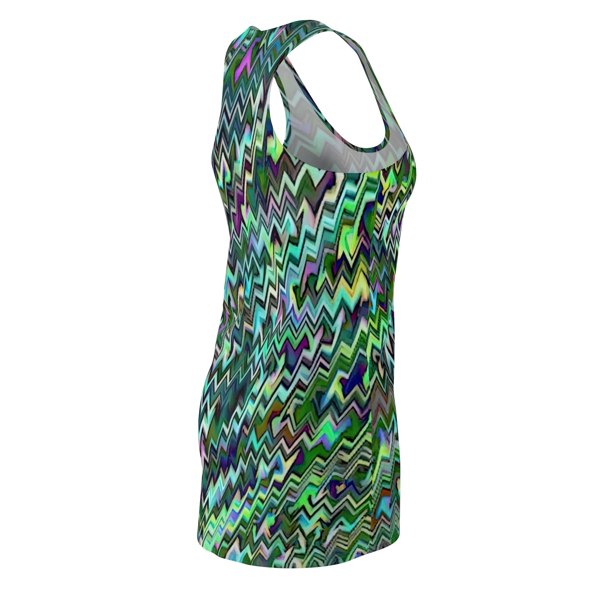 Racerback Dress — Jagged (AOP)
