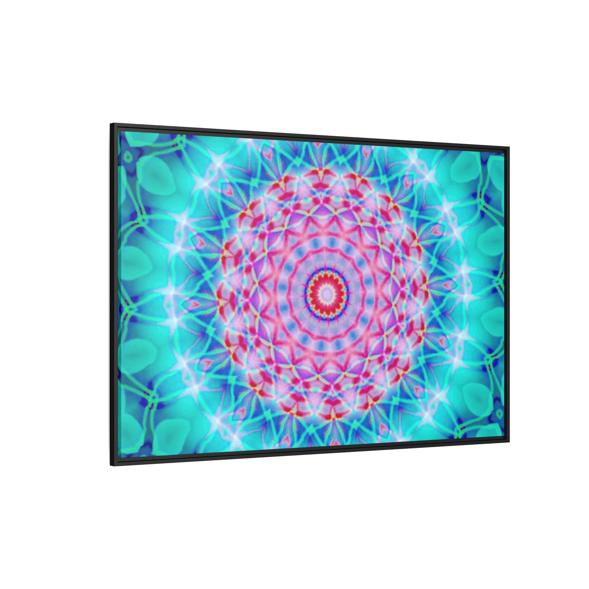 Framed Canvas Art — "Pink Fusion"