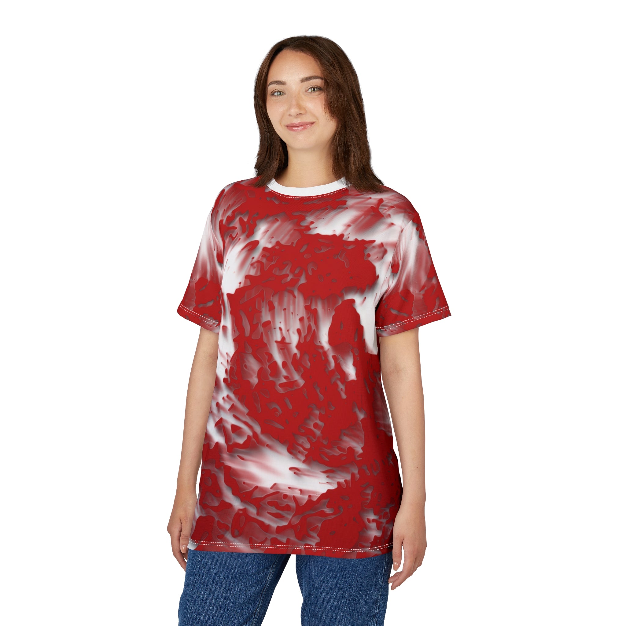 T-Shirt - Tracers Red (AOP)