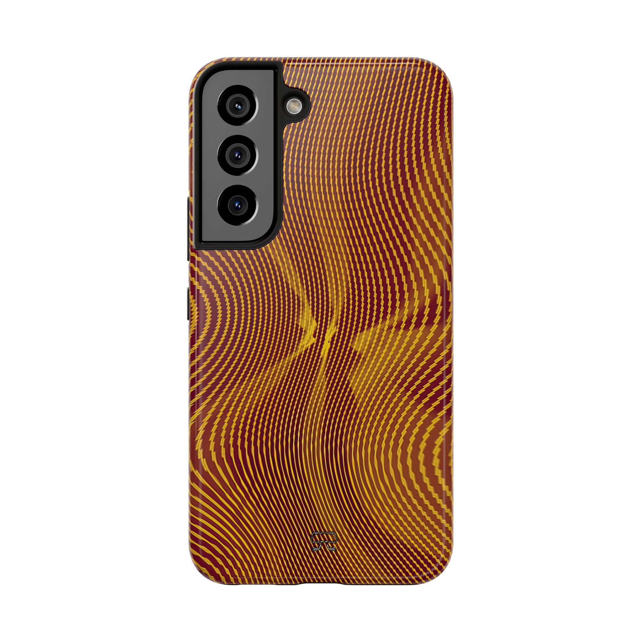 Samsung S21-S25 Tough Phone Case --- Sun Spots Gold