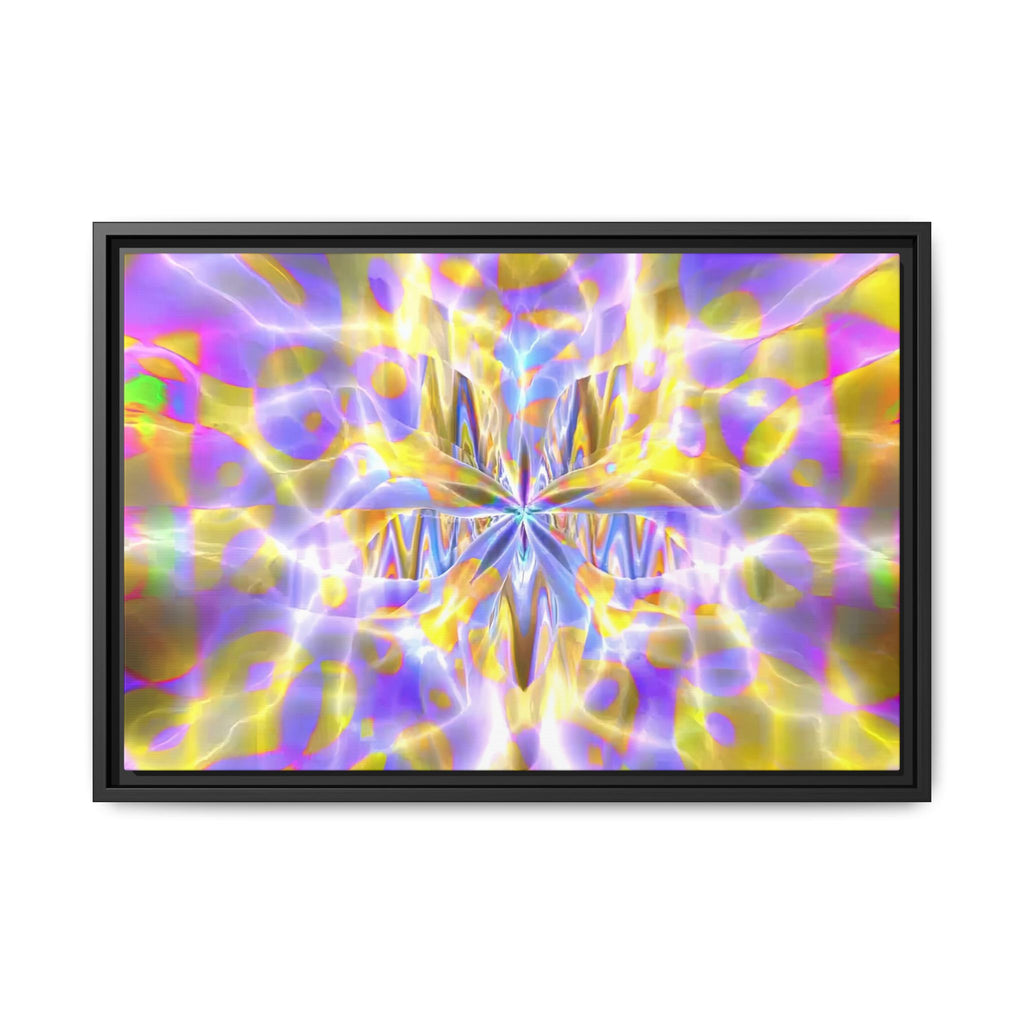 Framed Canvas Art — "Delirium Star"