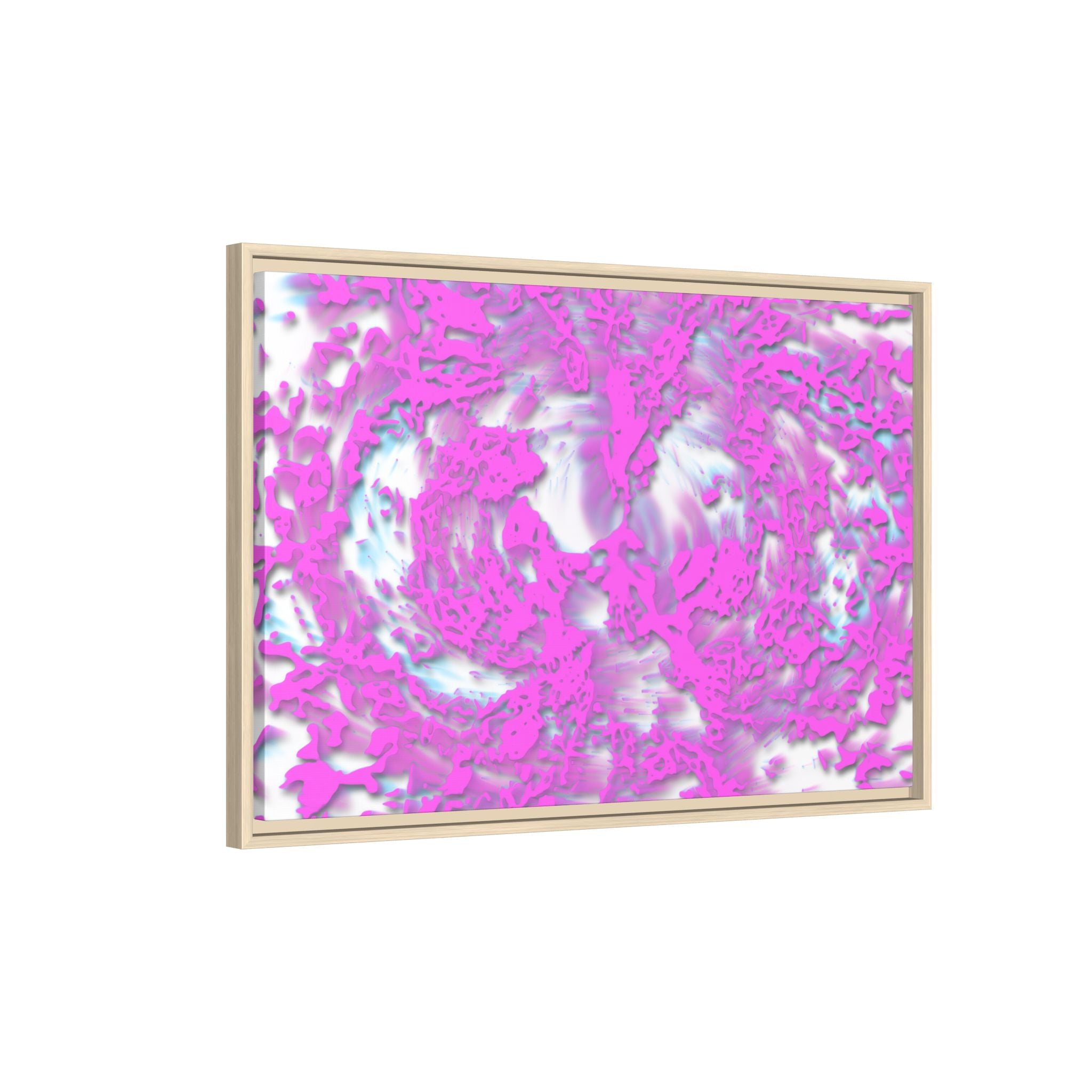 Framed Canvas Art - Tracers Cotton Candy