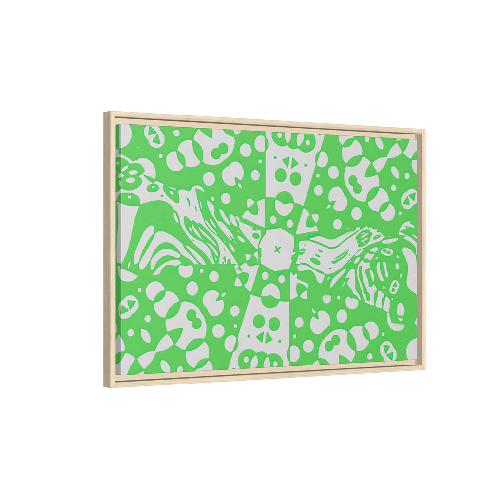 Framed Canvas Art - Aztec G