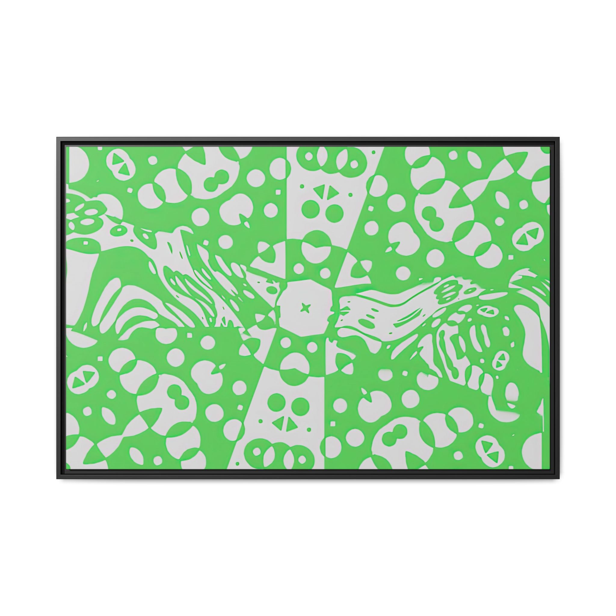 Framed Canvas Art - Aztec G