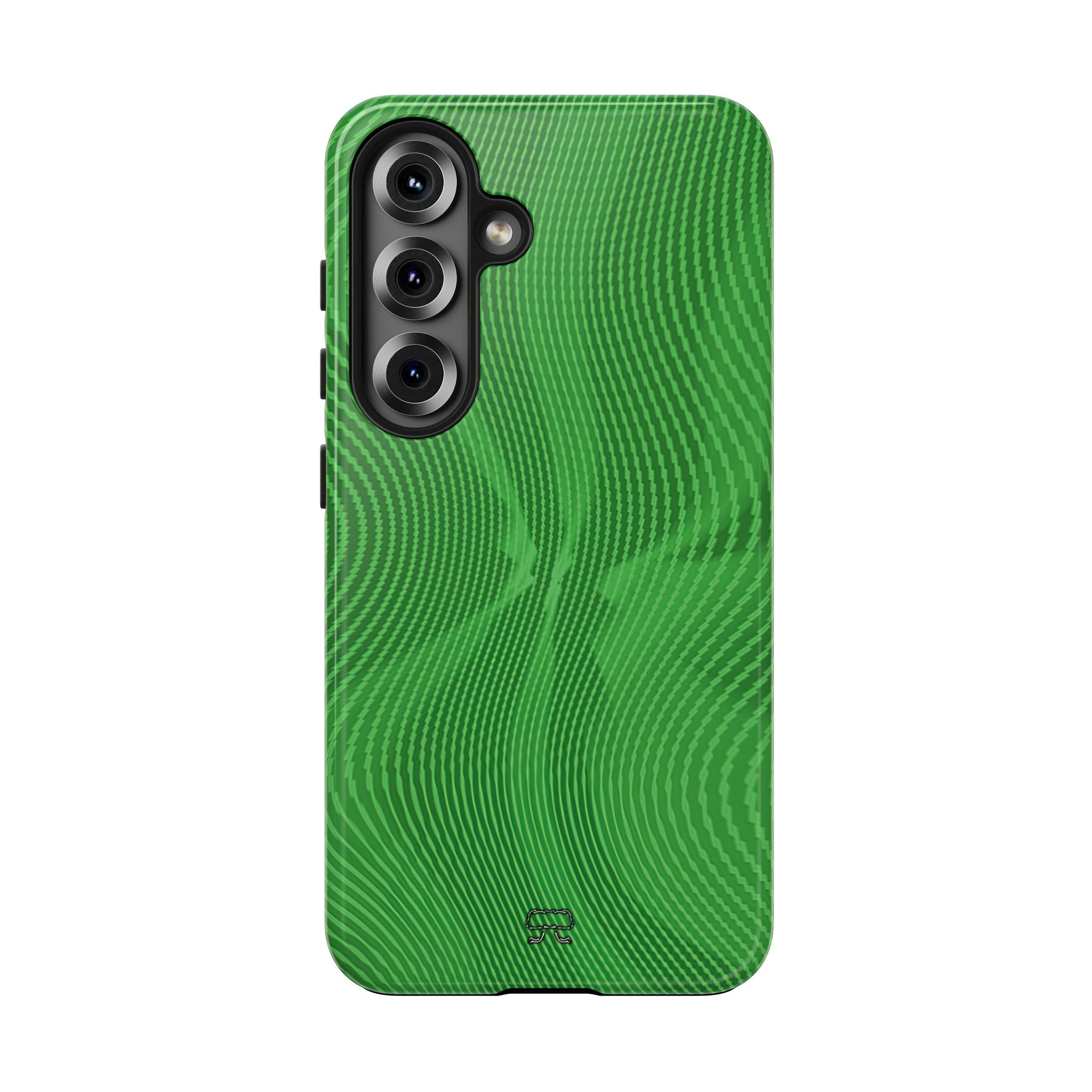 Samsung S21-S25 Tough Phone Case --- Sun Spots Green