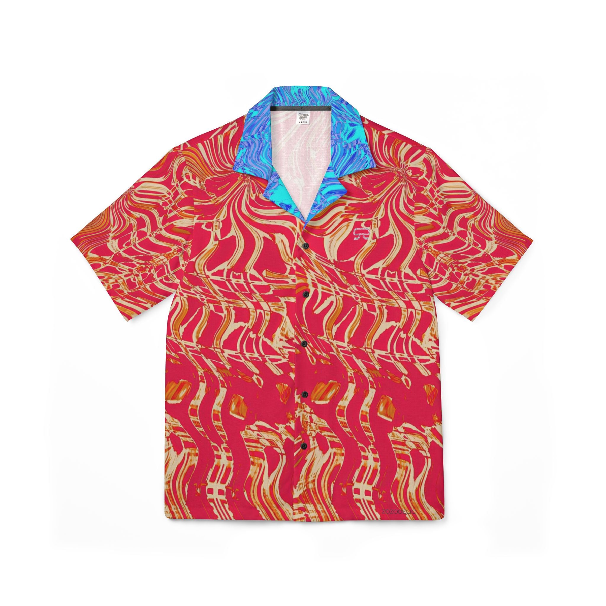 Hawaiian Shirt - Fiesta Flame