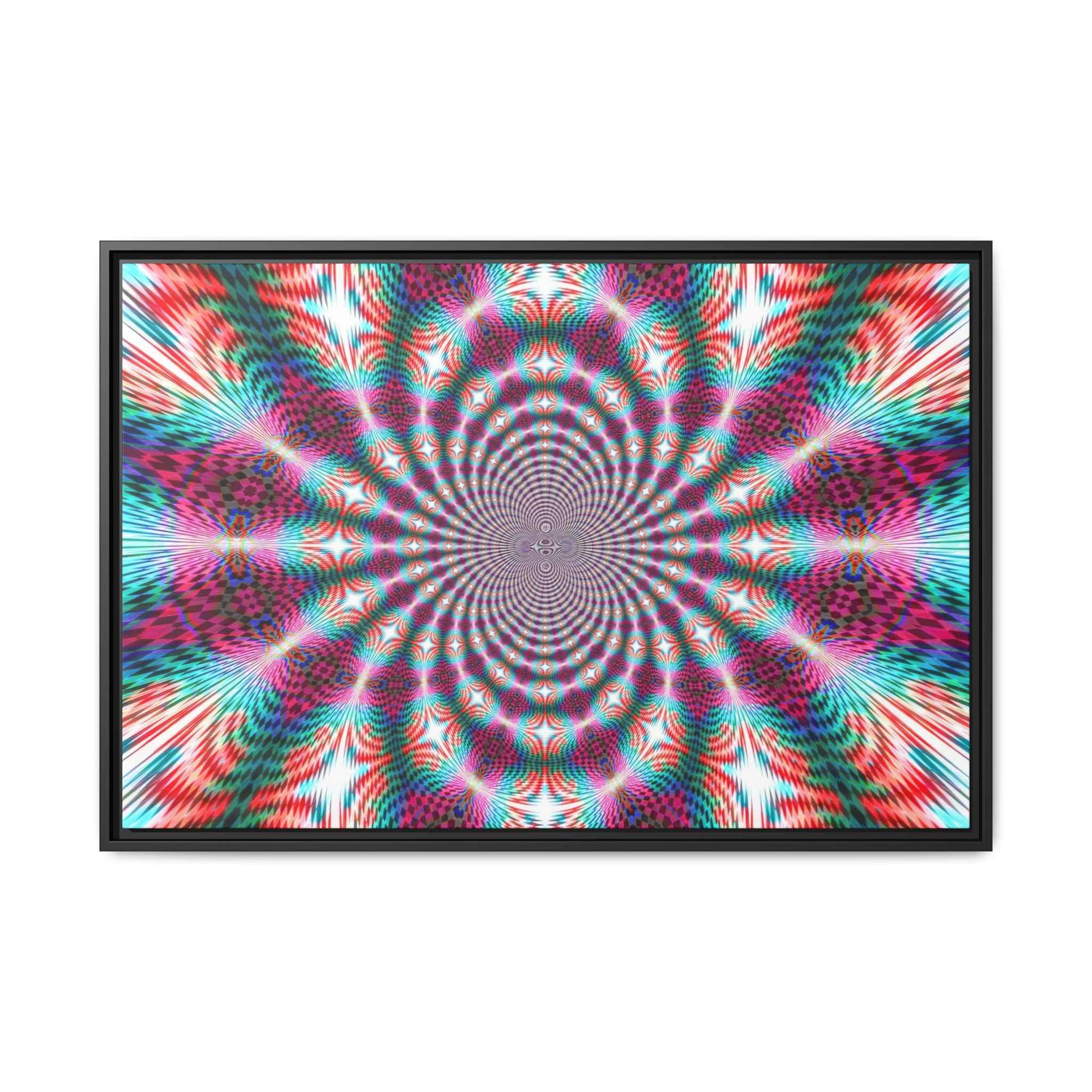 Framed Canvas Art — "QOV"