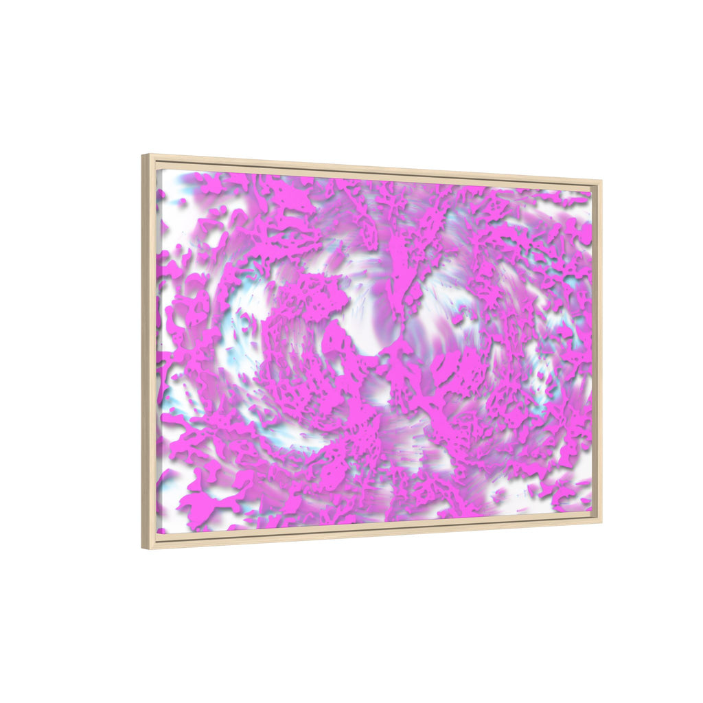 Framed Canvas Art - Tracers Cotton Candy