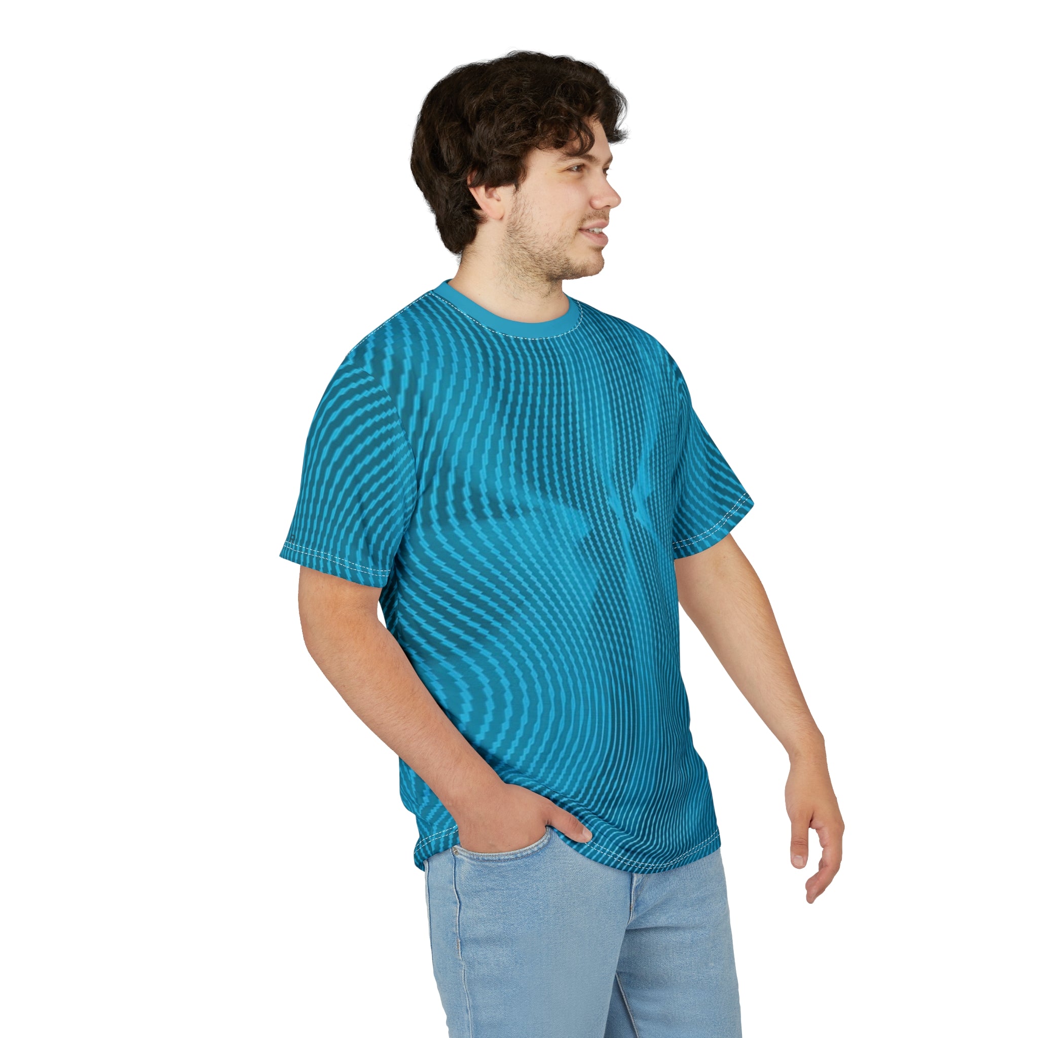 T-Shirt "Sun Spots Blu (AOP)
