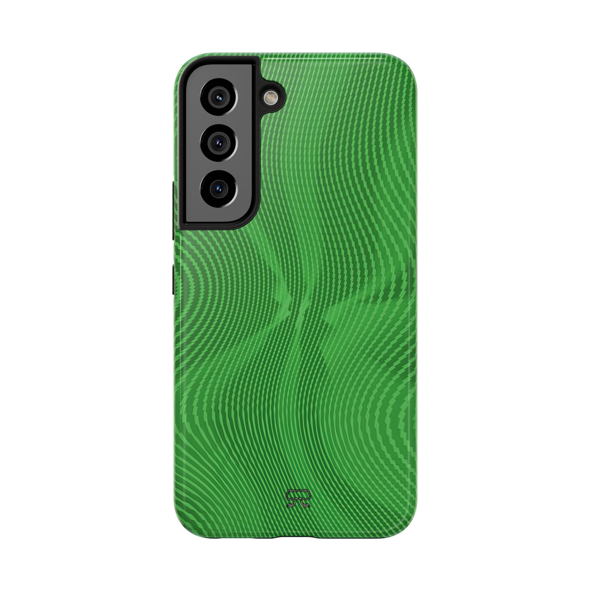 Samsung S21-S25 Tough Phone Case --- Sun Spots Green