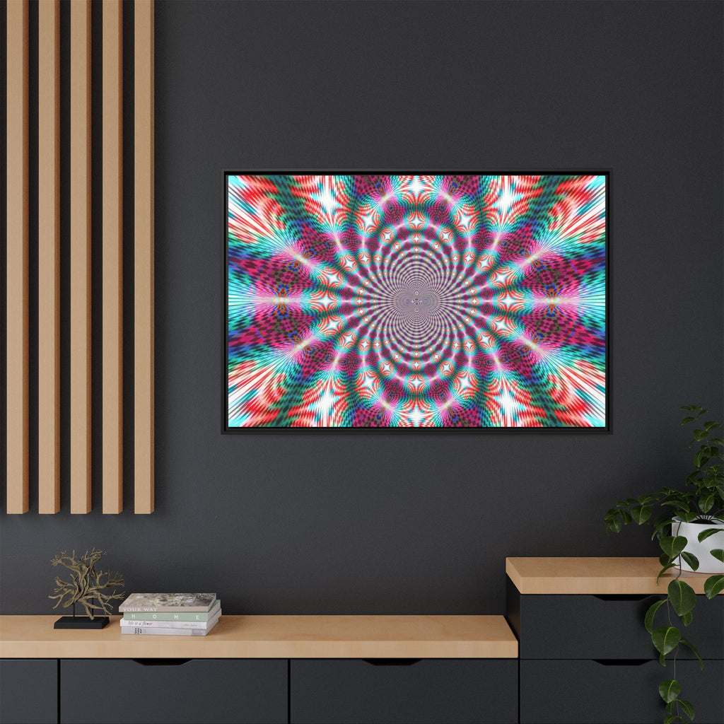 Framed Canvas Art — "QOV"