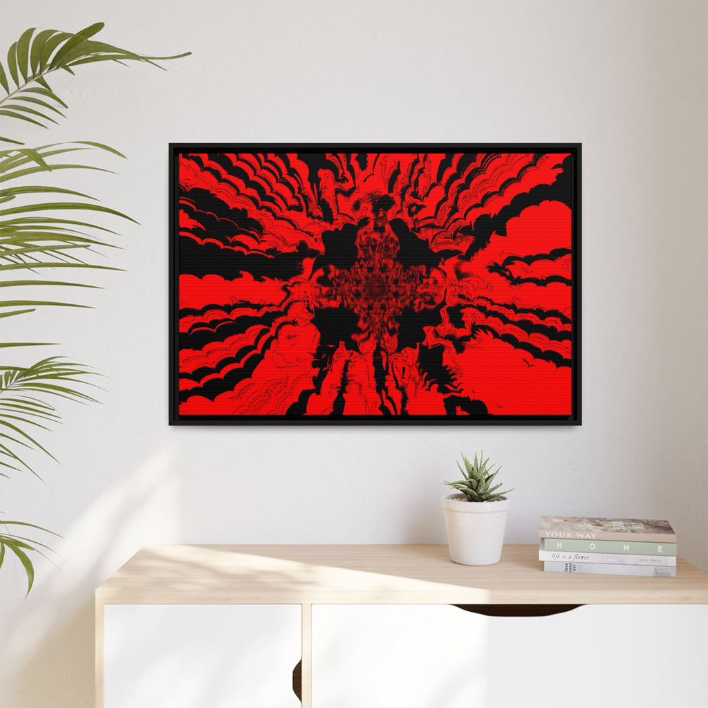 Framed Canvas Art — "Subcranial"