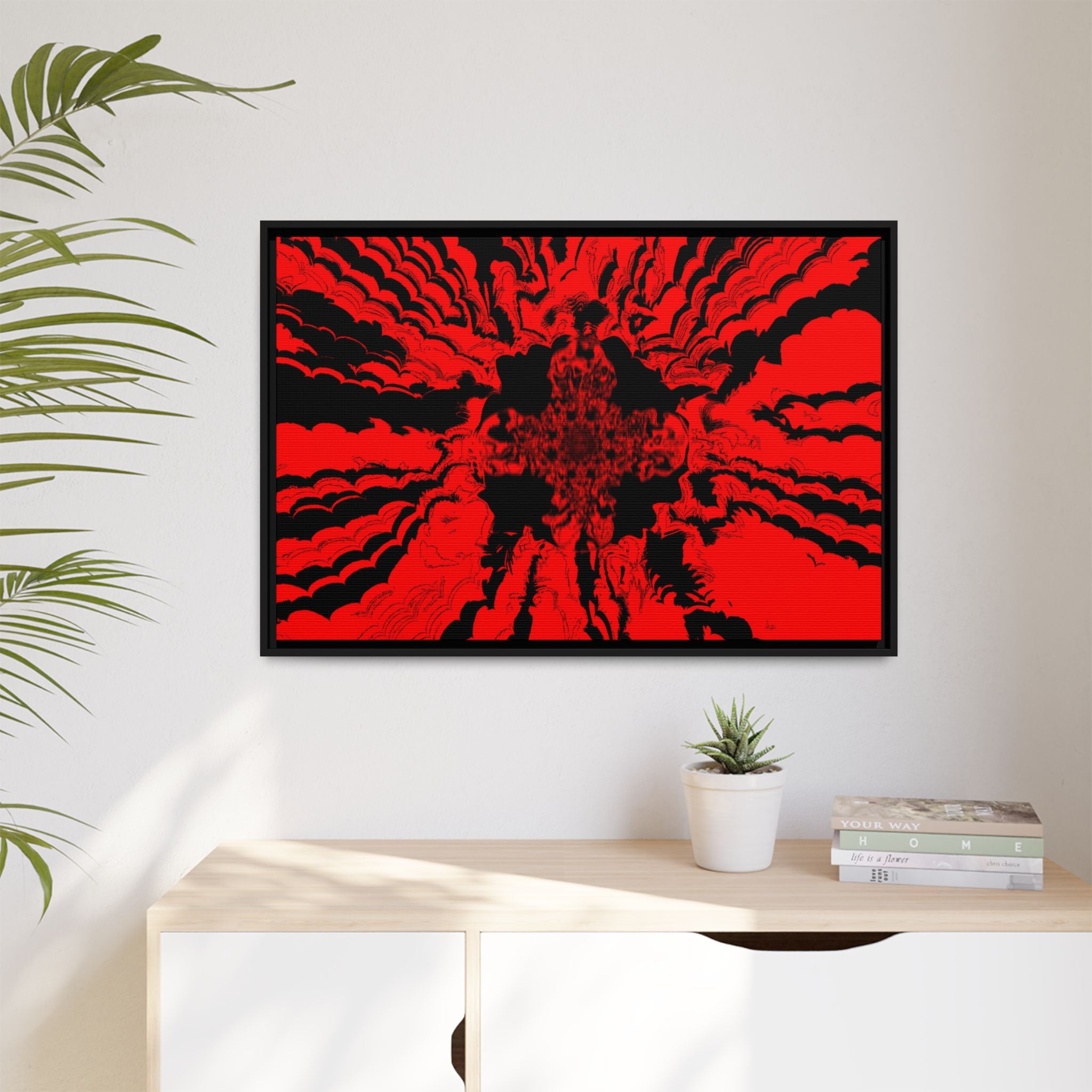 Framed Canvas Art — "Subcranial"