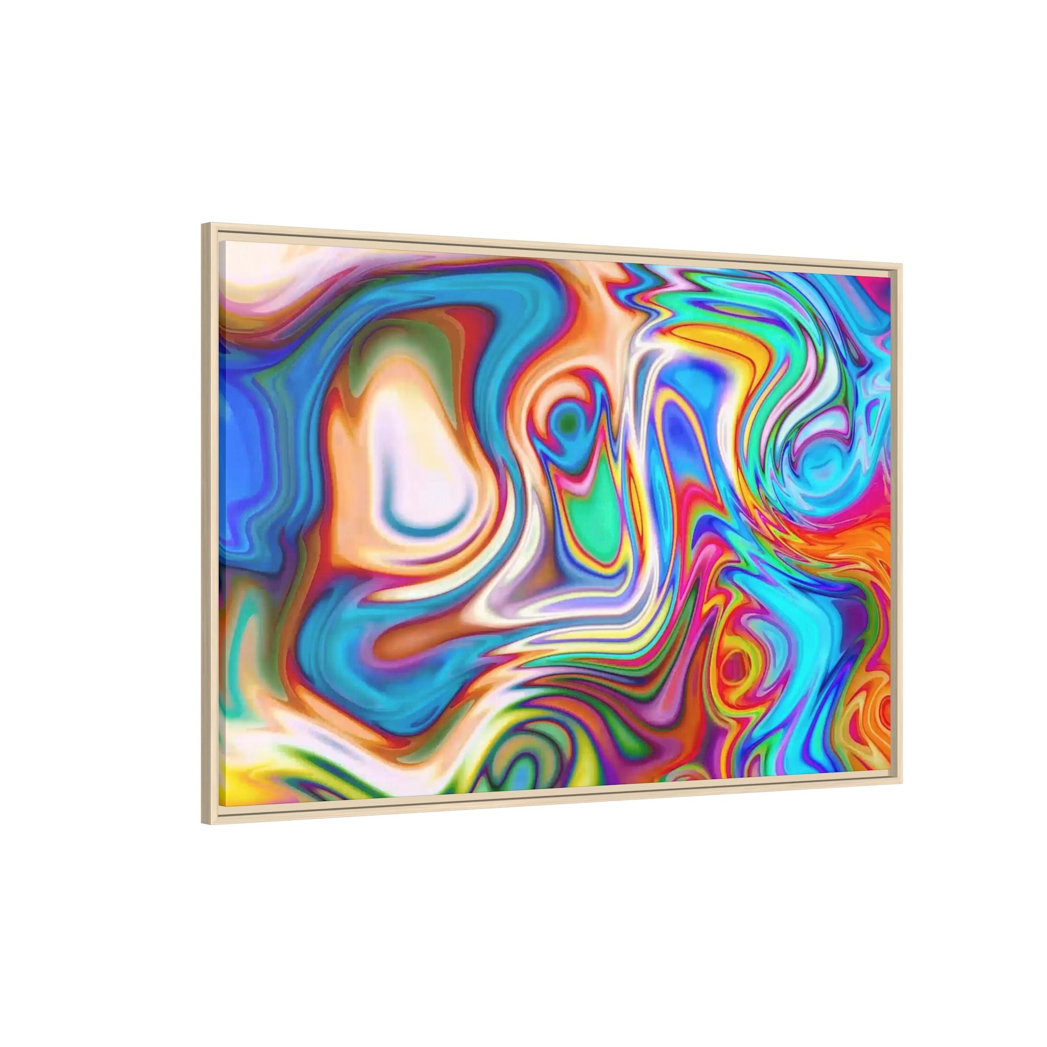 Framed Canvas Art — "Metatonal"