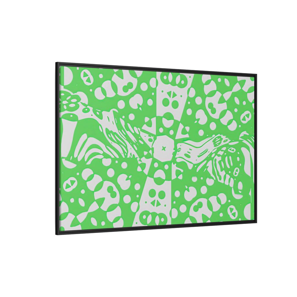 Framed Canvas Art - Aztec G