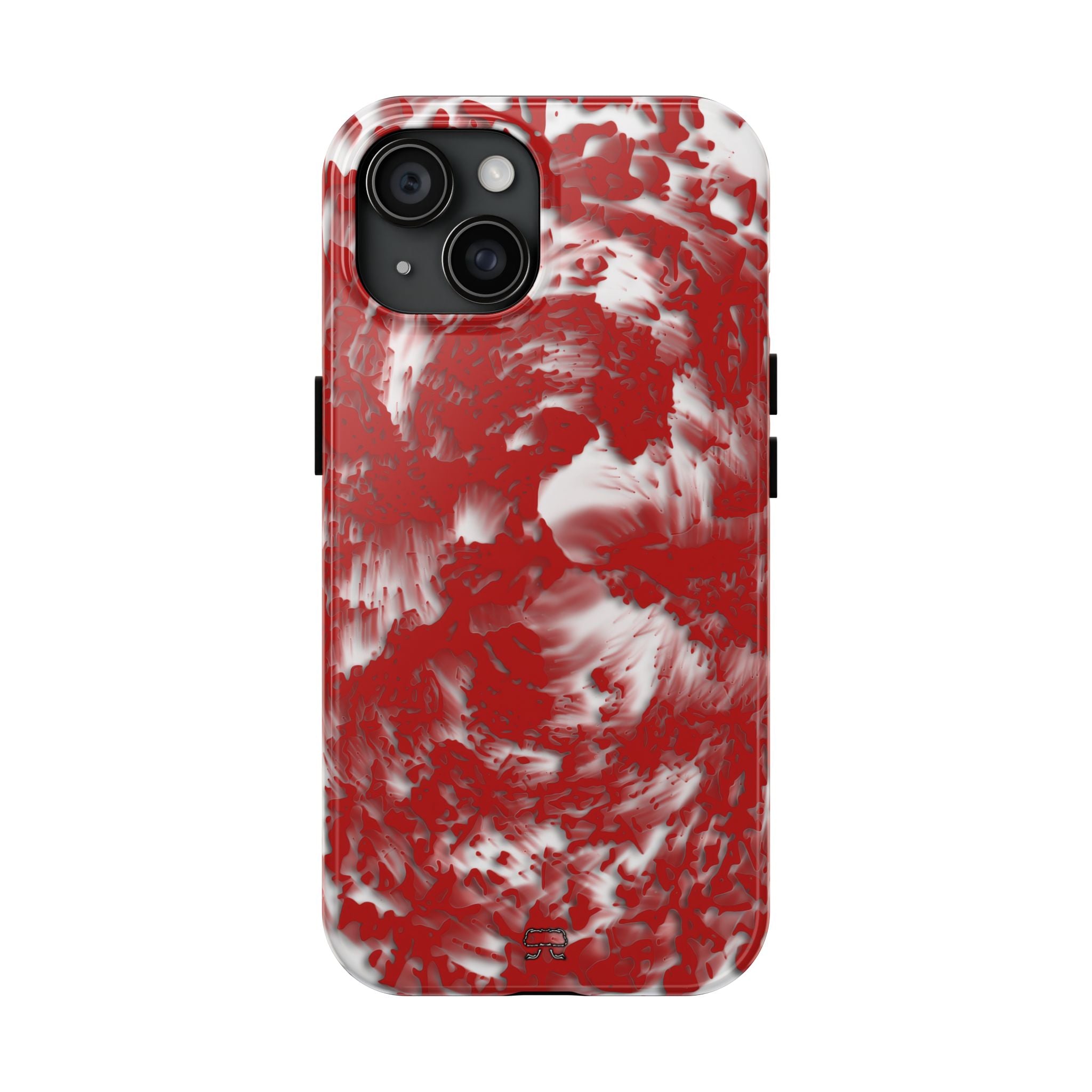 iPhones 11 thru 16 Durable Shockproof Case - Tracers Red