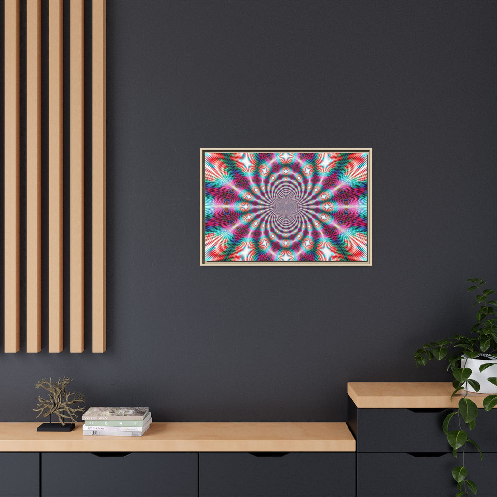 Framed Canvas Art — "QOV"