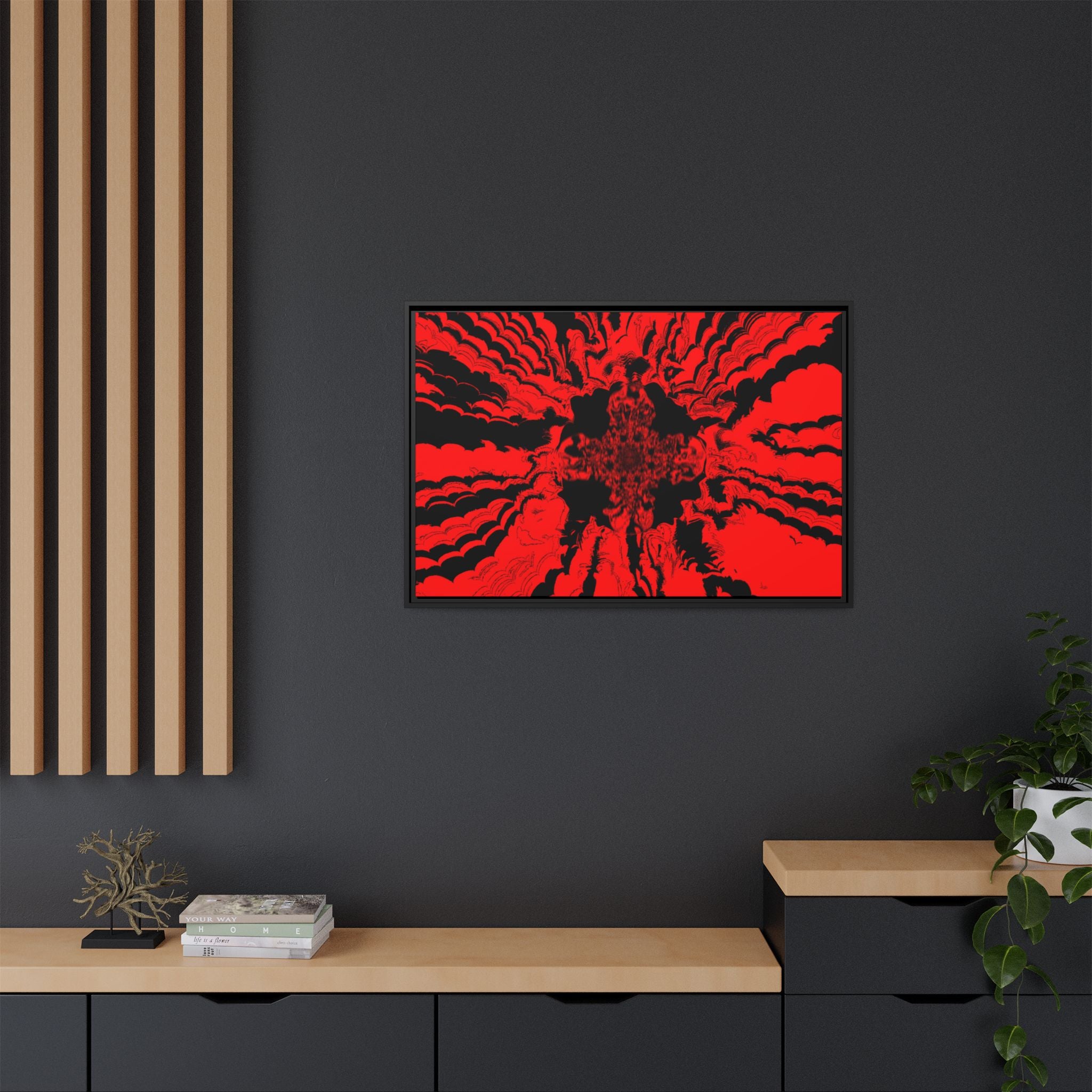 Framed Canvas Art — "Subcranial"
